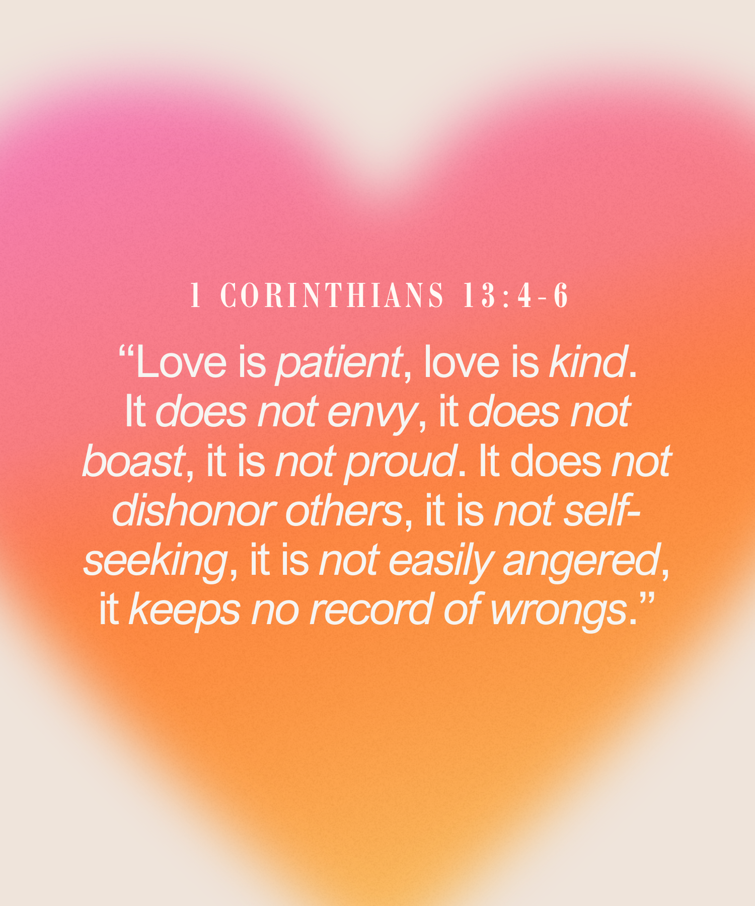 Love Is Patient Greeting Card