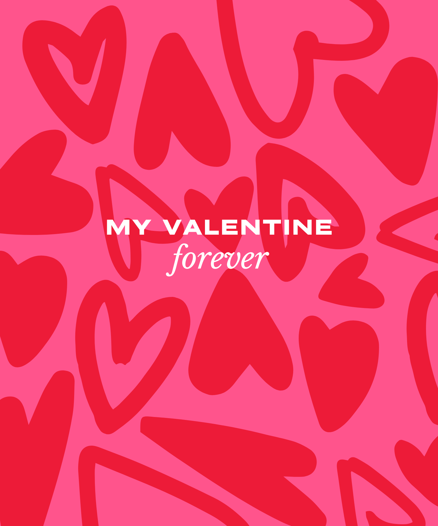 My Valentine Forever Greeting Card