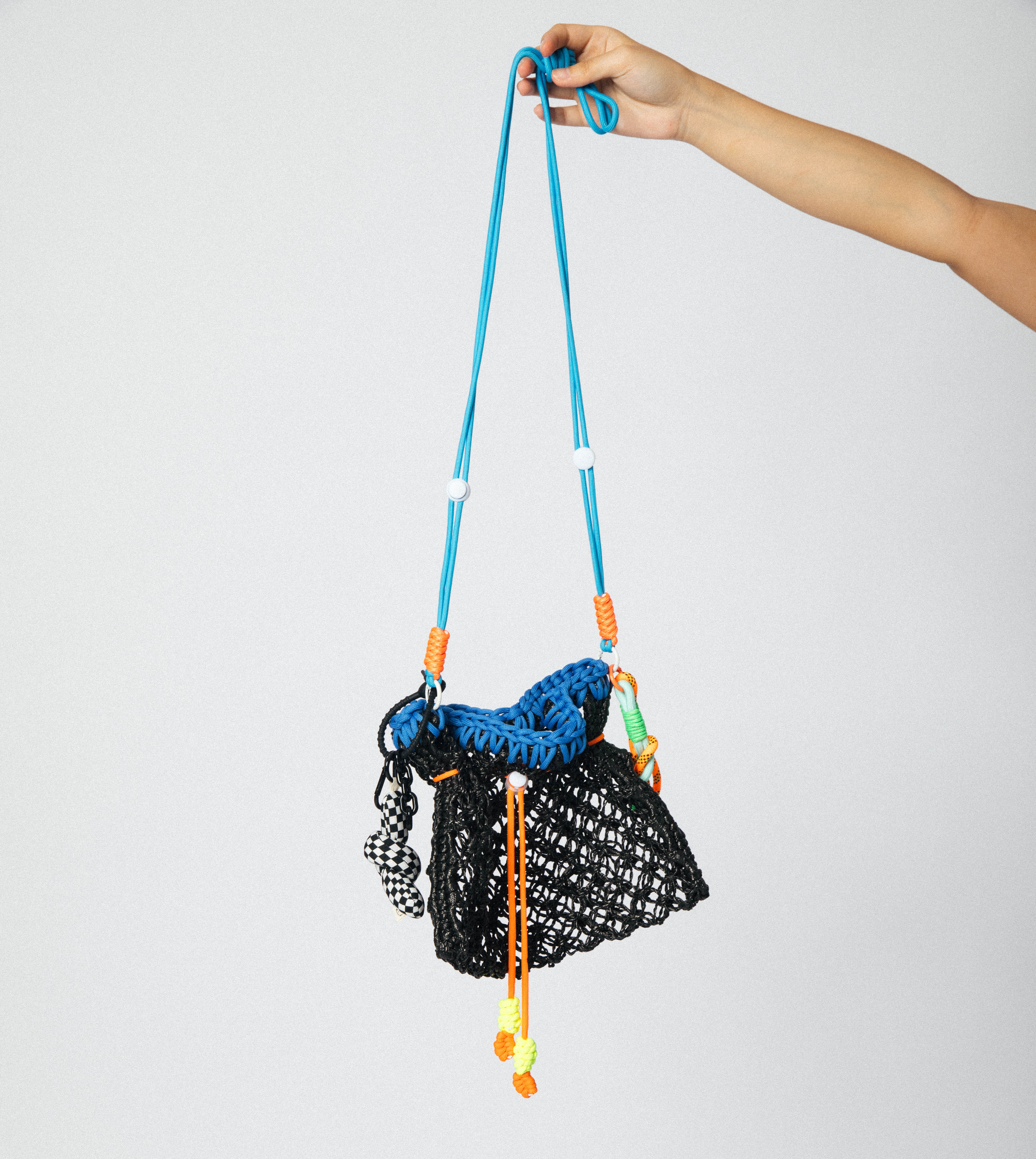 Drawstring Straw Bag