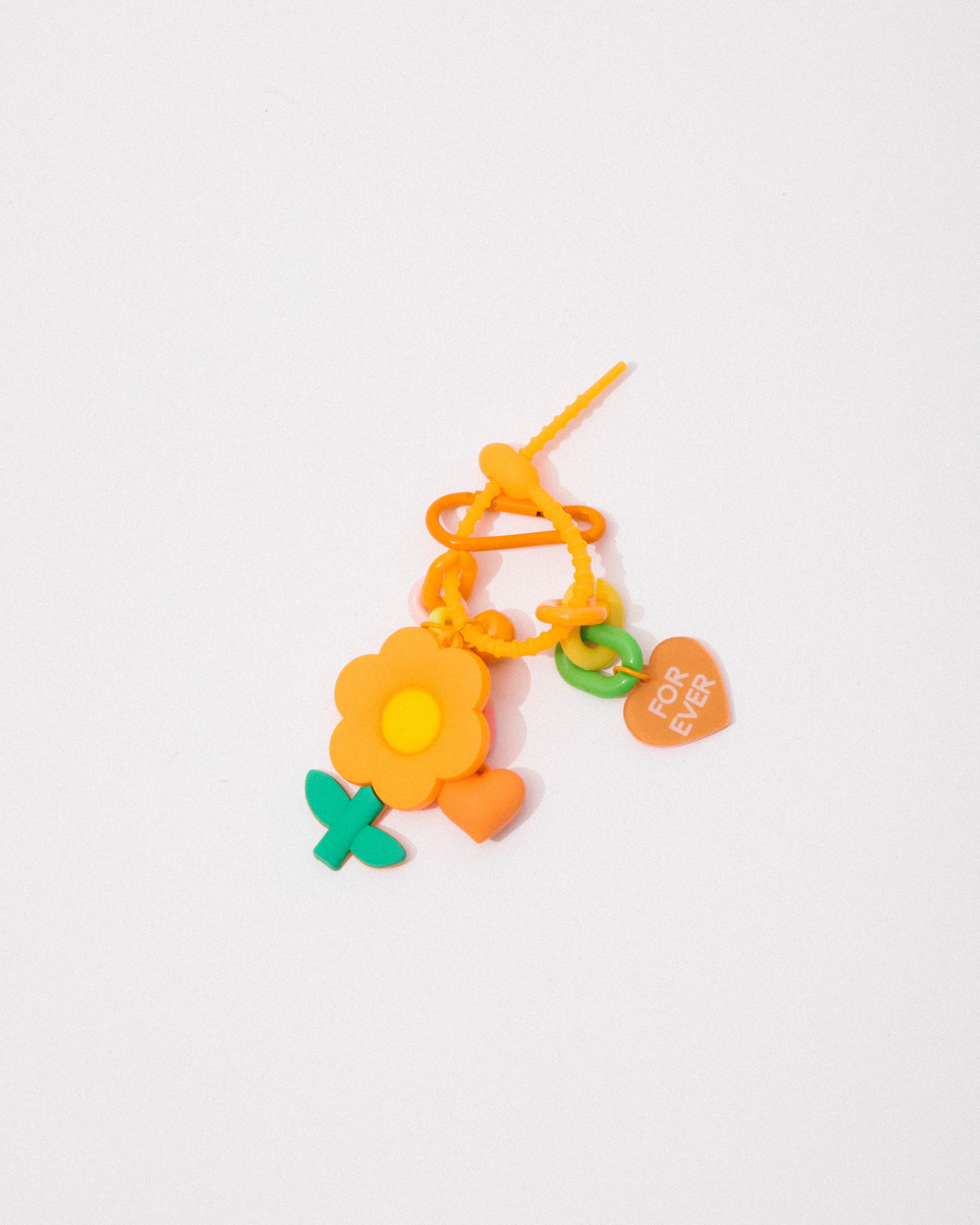 Pastel Flower Keychain