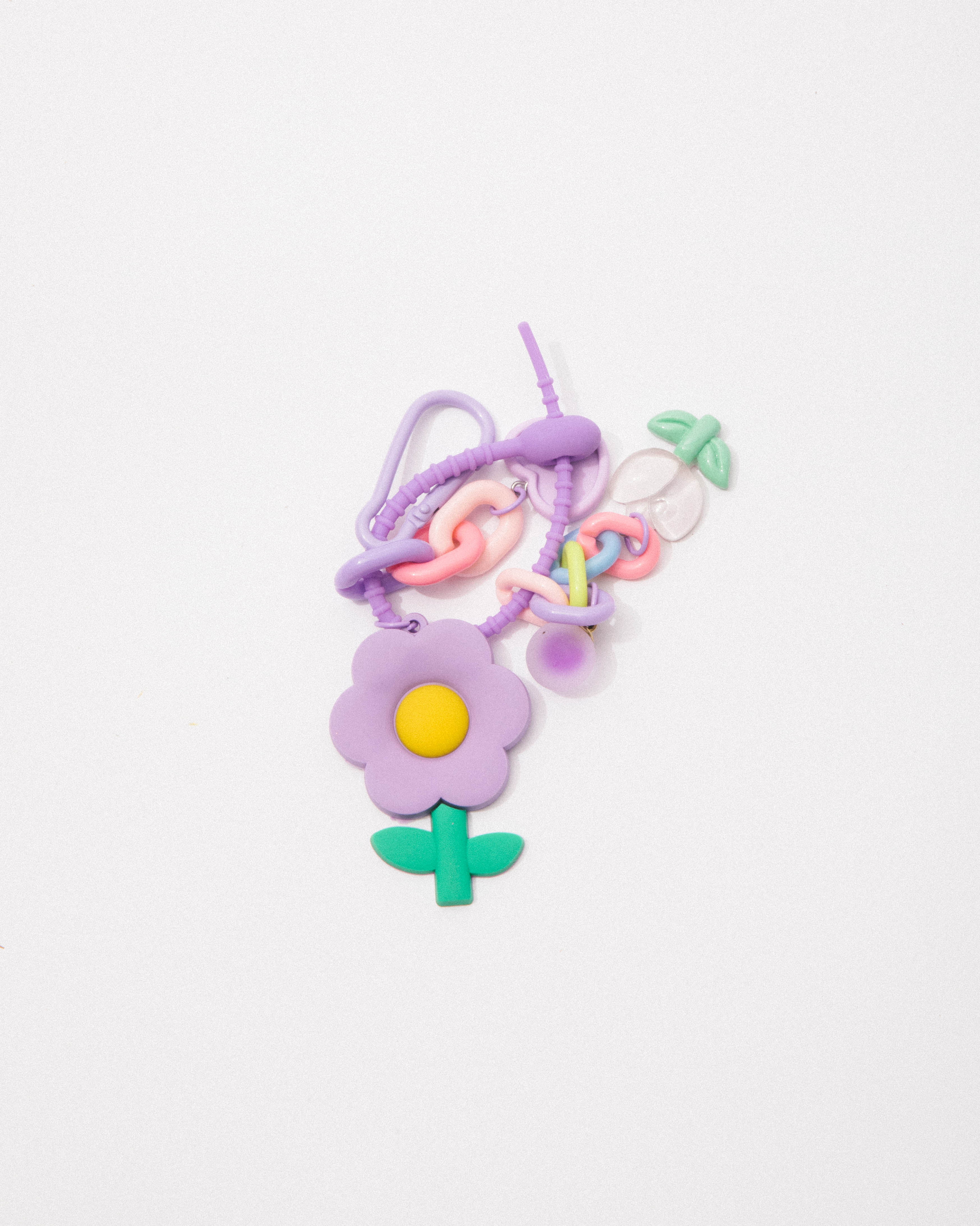 Pastel Flower Keychain