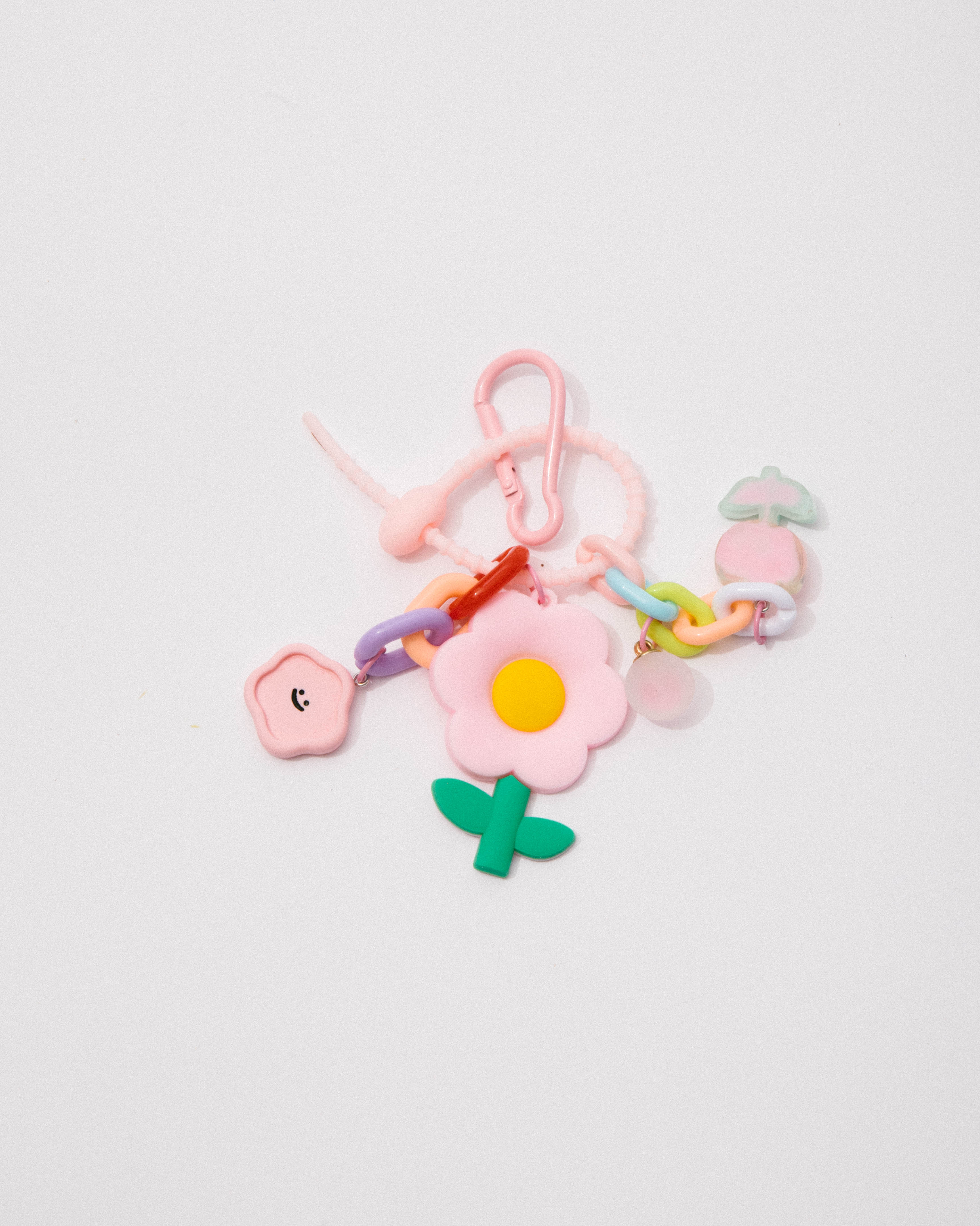 Pastel Flower Keychain