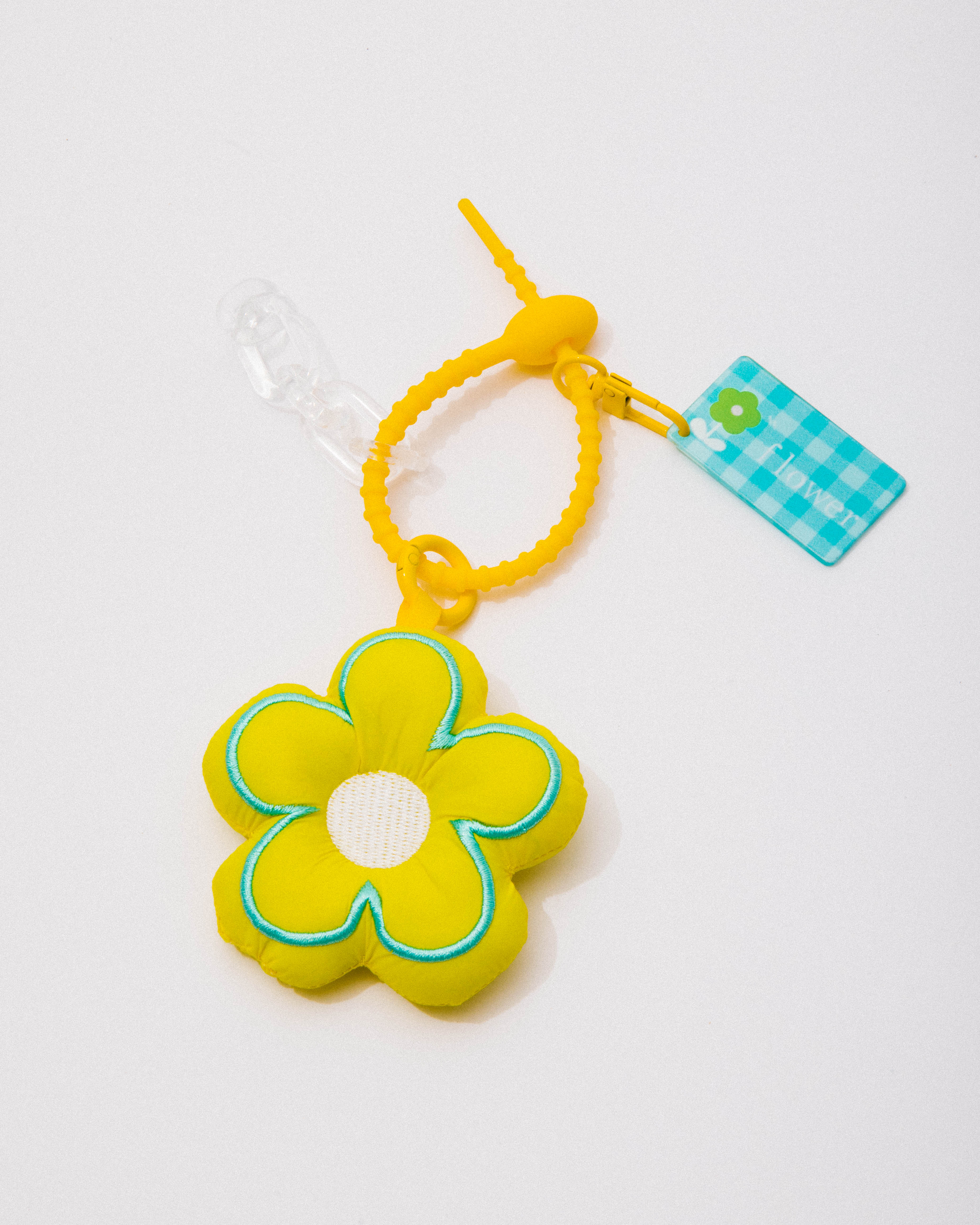 Flower Plush Keychain