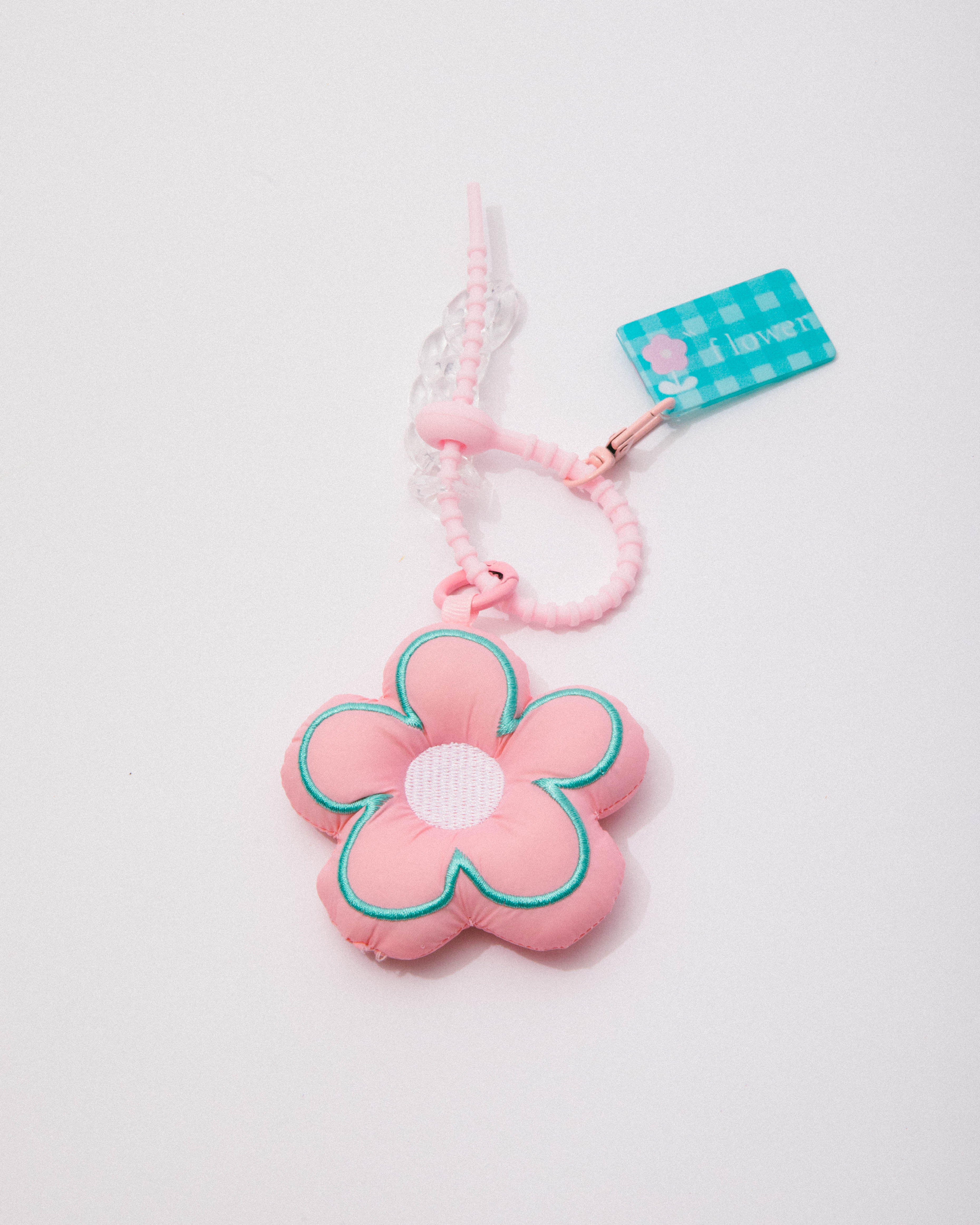 Flower Plush Keychain