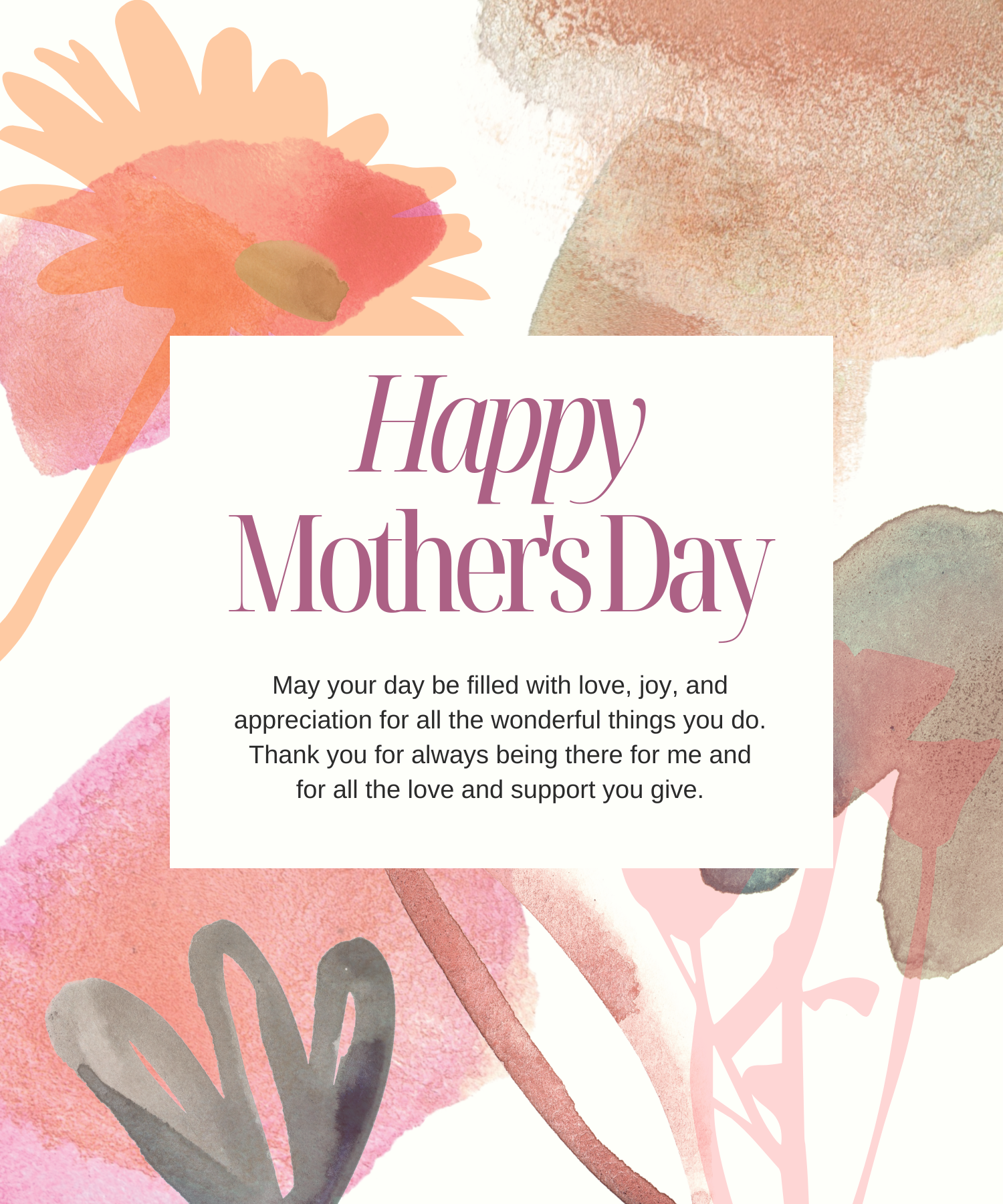 Mother's Day Greeting card 04 Happy Mother's Day