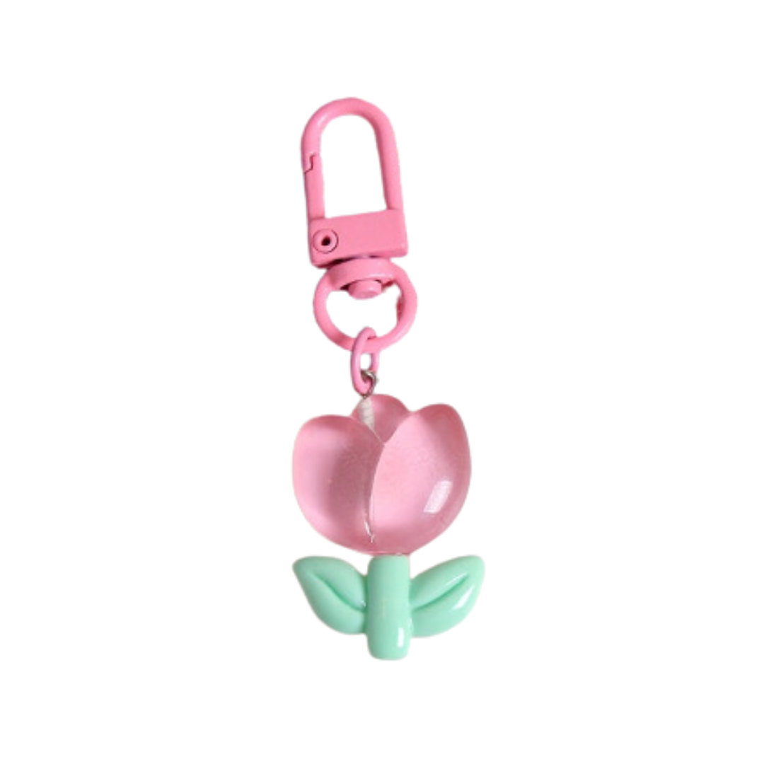 Tulip Flower Keychain