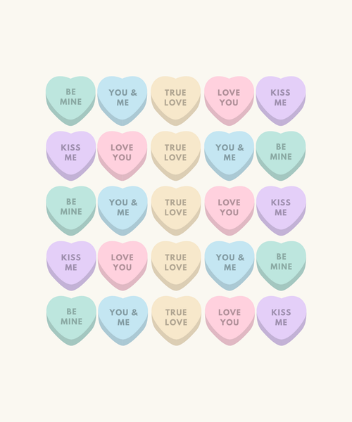 Heart Candy Greeting Card