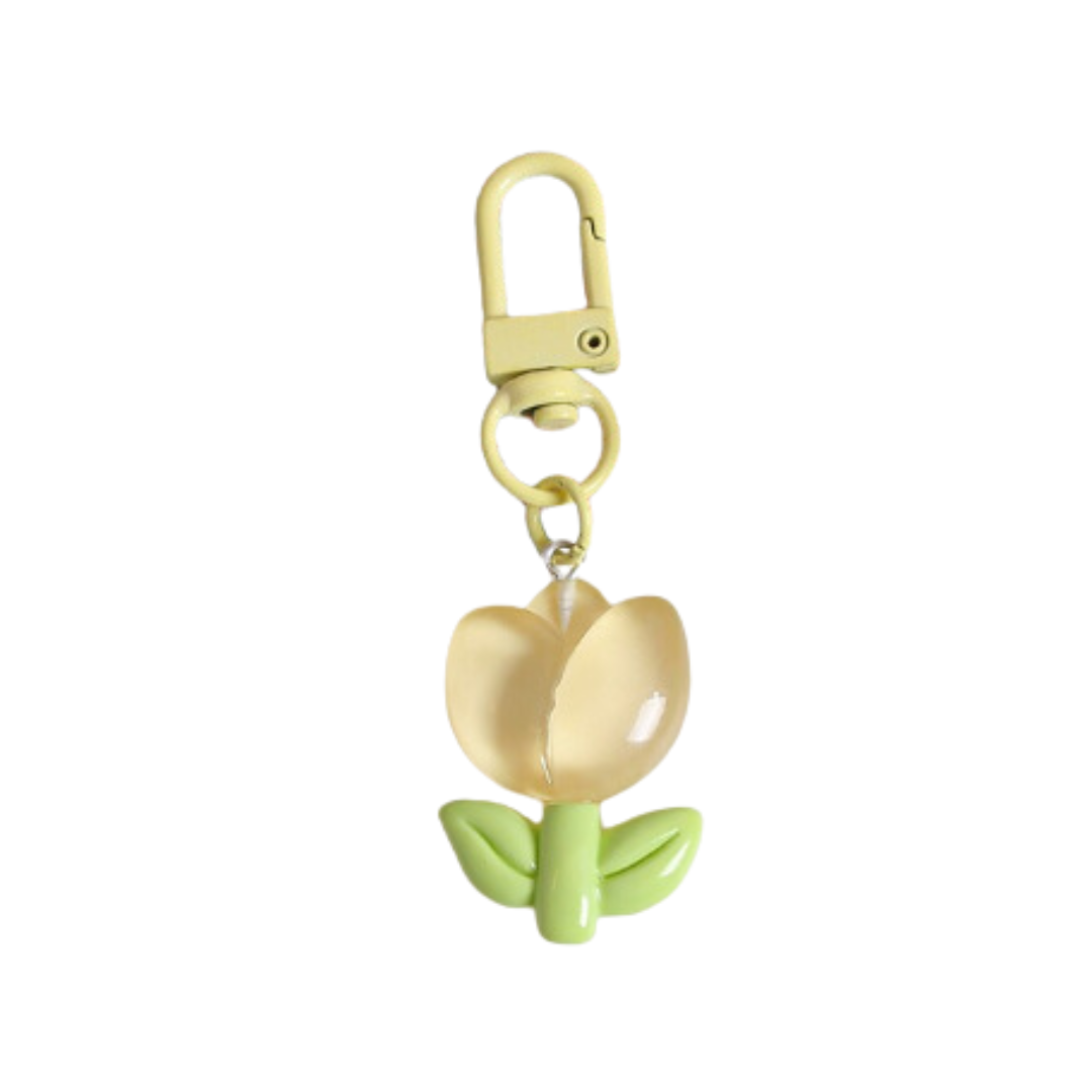 Tulip Flower Keychain