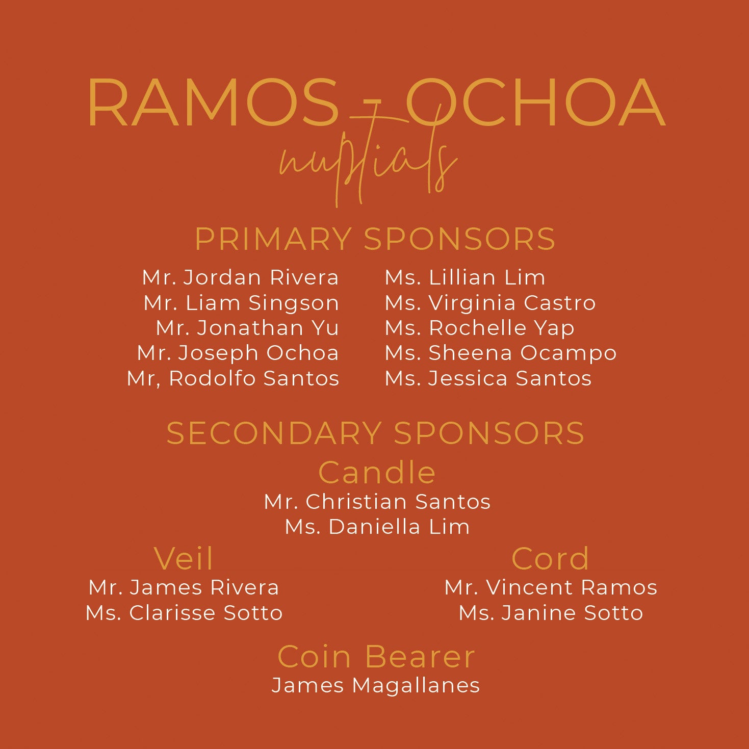 Sienna Wedding Invitation