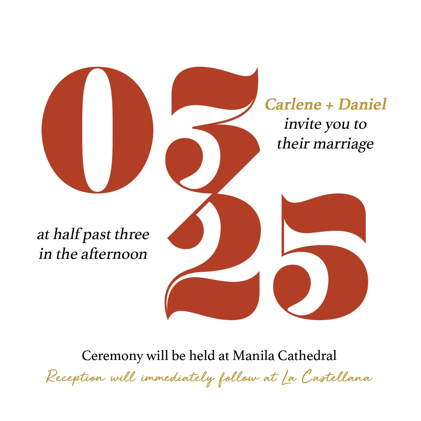 Leo Wedding Invitation