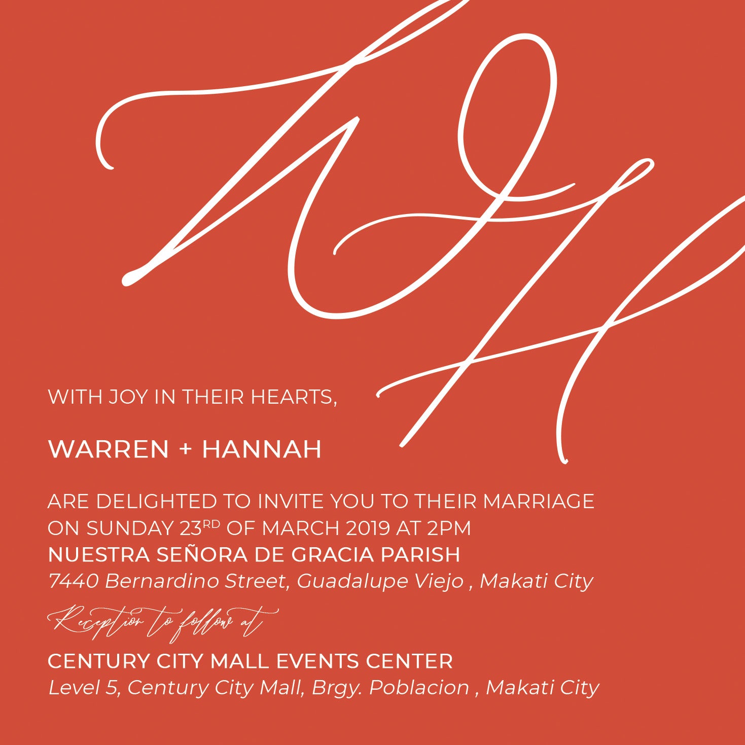 Rosalia Wedding Invitation