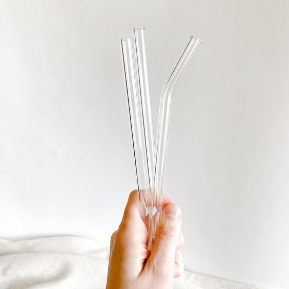 Colored Glass Straws