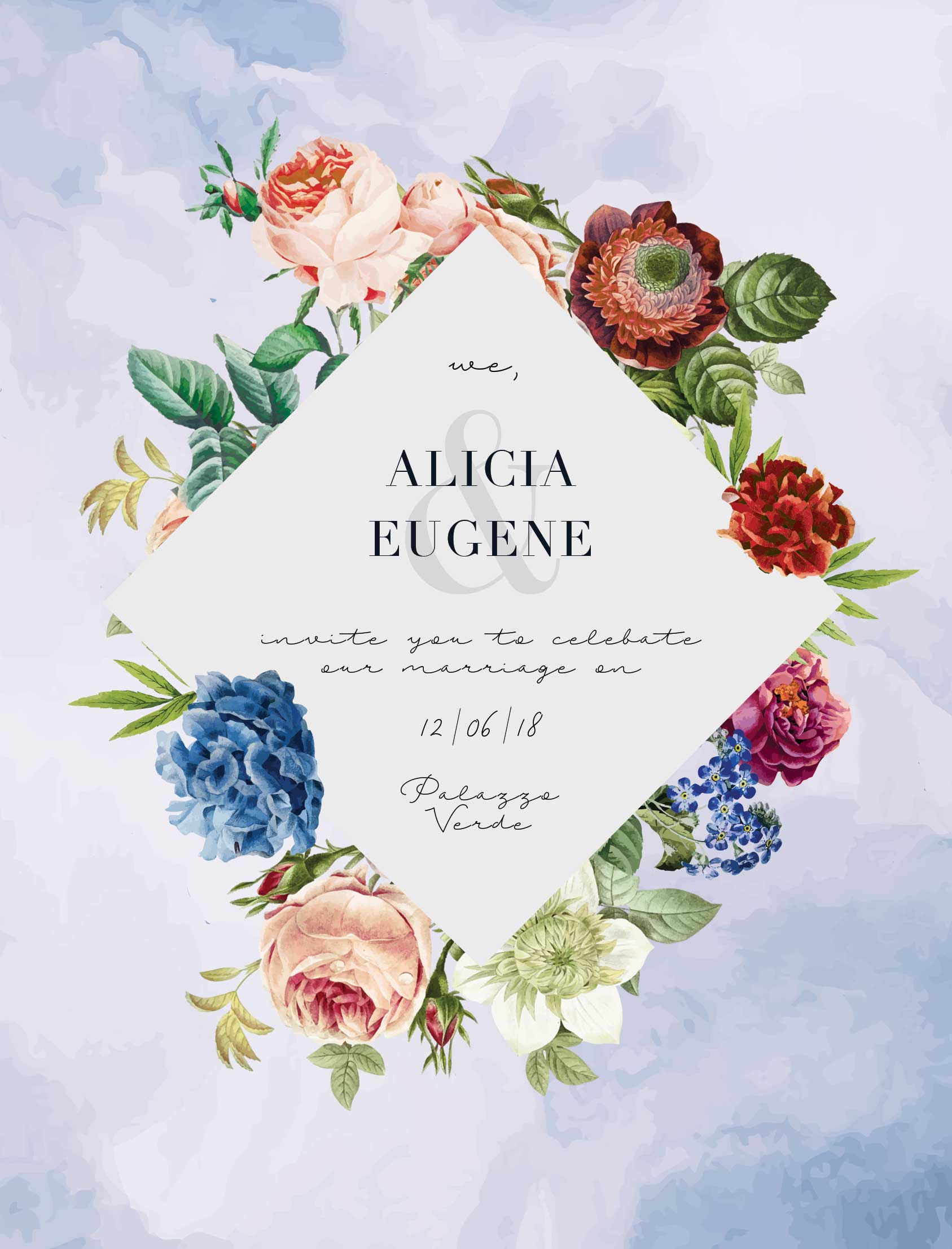 Savannah Wedding Invitation