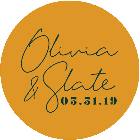 Mustard Wedding Invitation