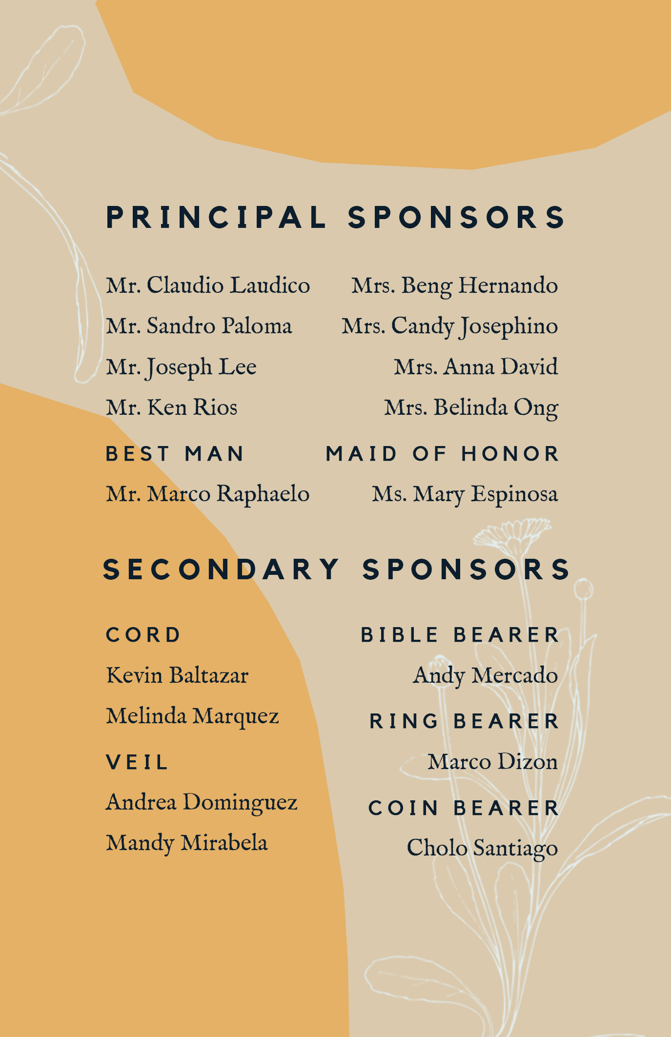 Magnolia Wedding Invitation