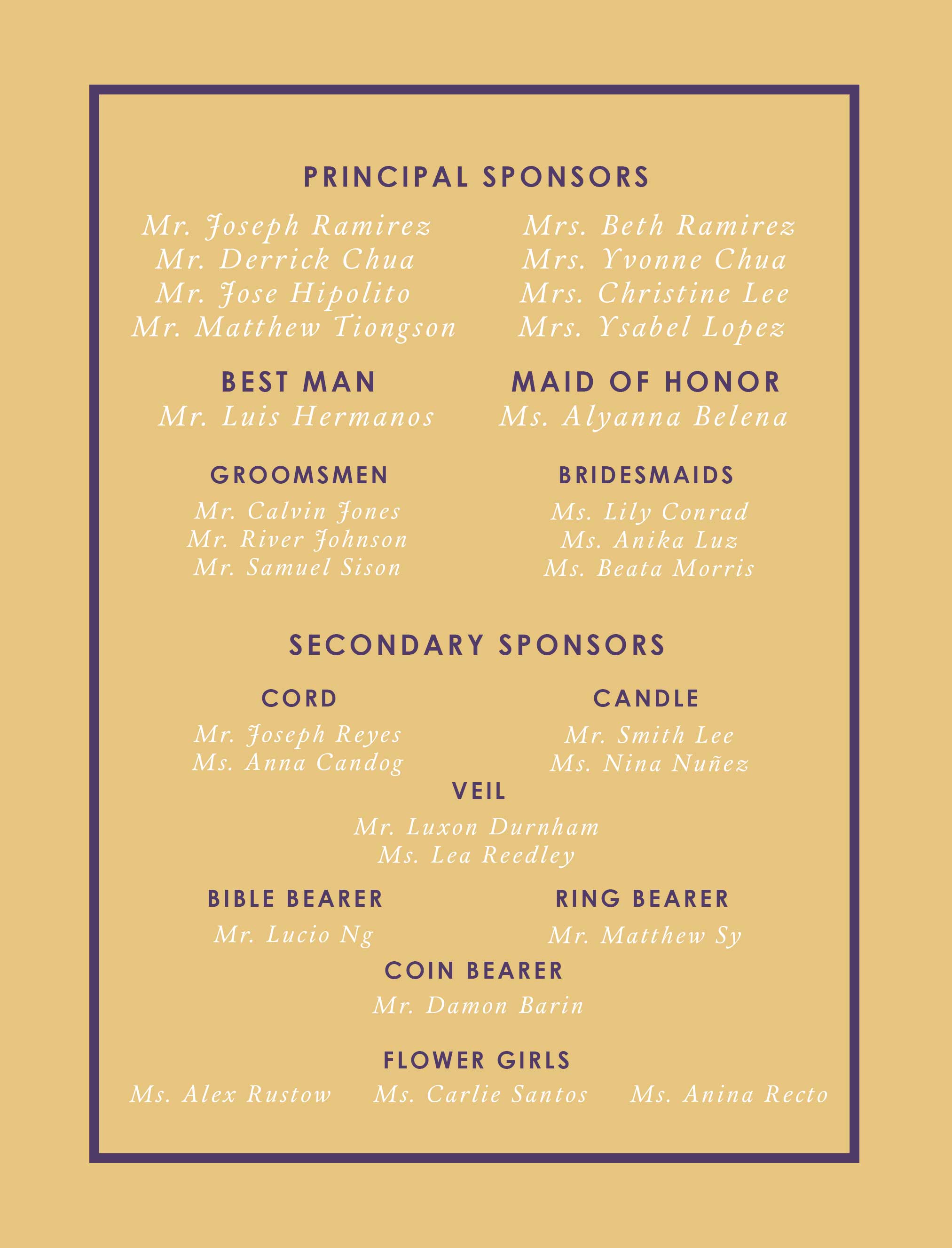 Lana Wedding Invitation