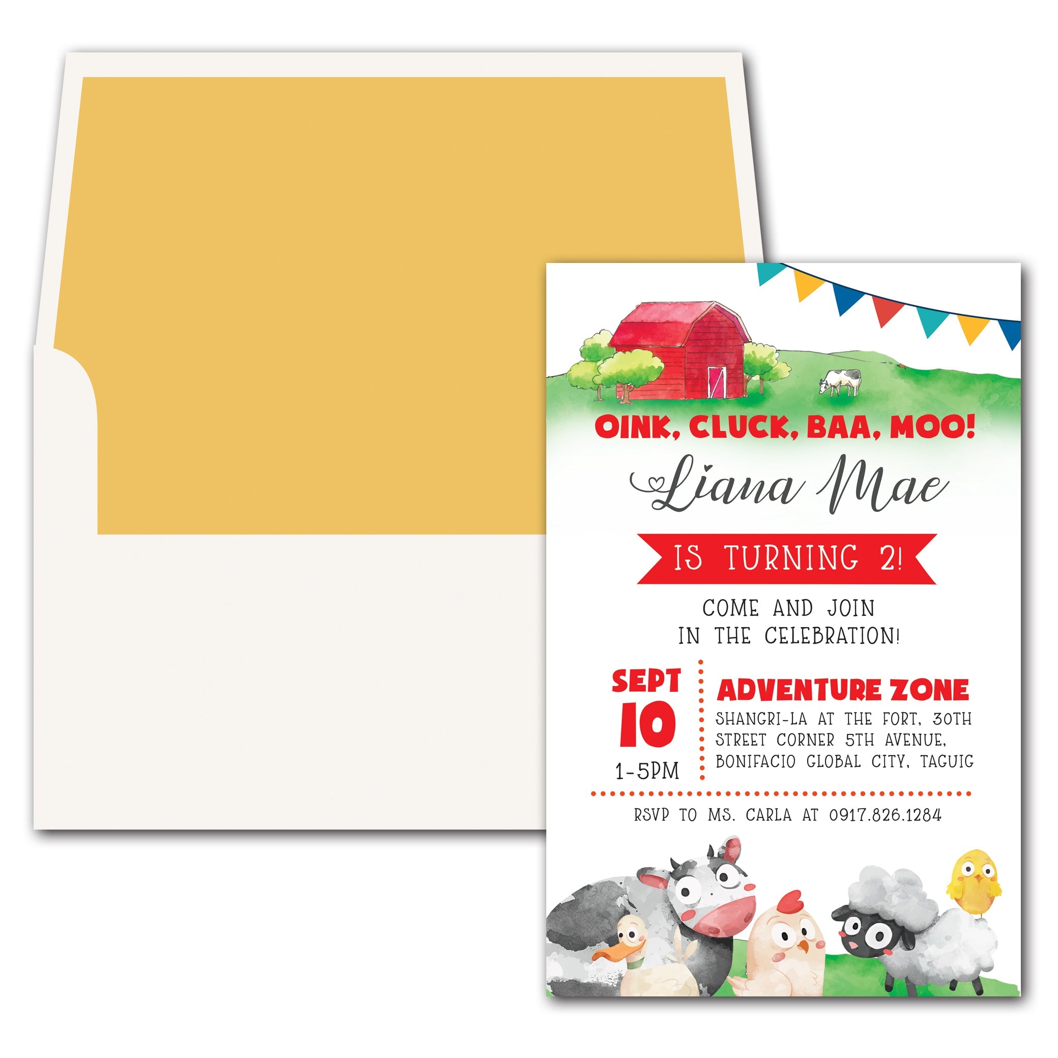 Farm Birthday E-Invite