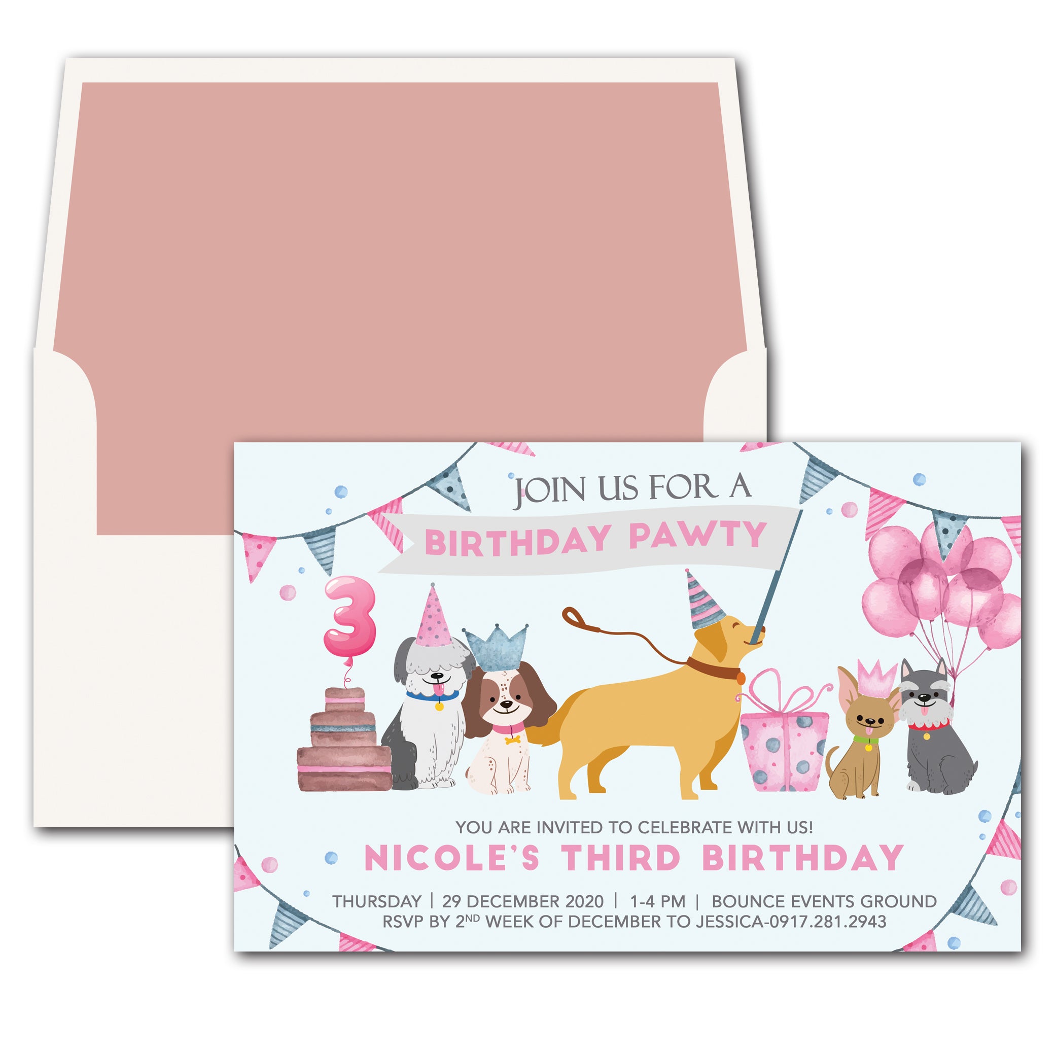 Puppy Birthday Invitation