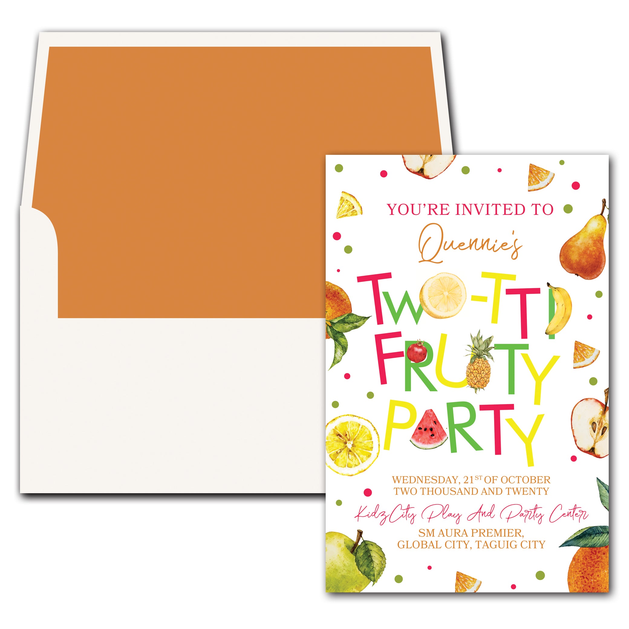 Fruity Birthday Invitation
