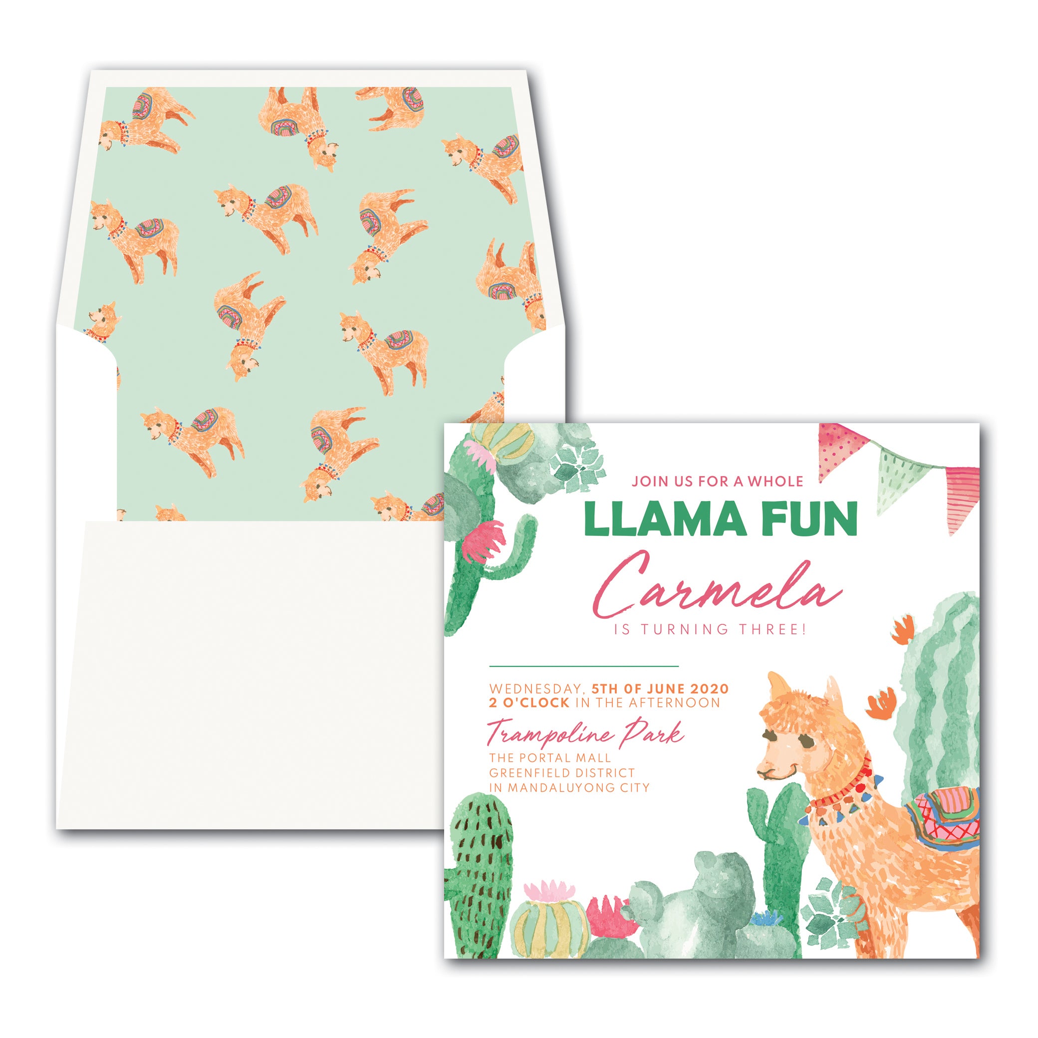 Morrocan Birthday Invitation