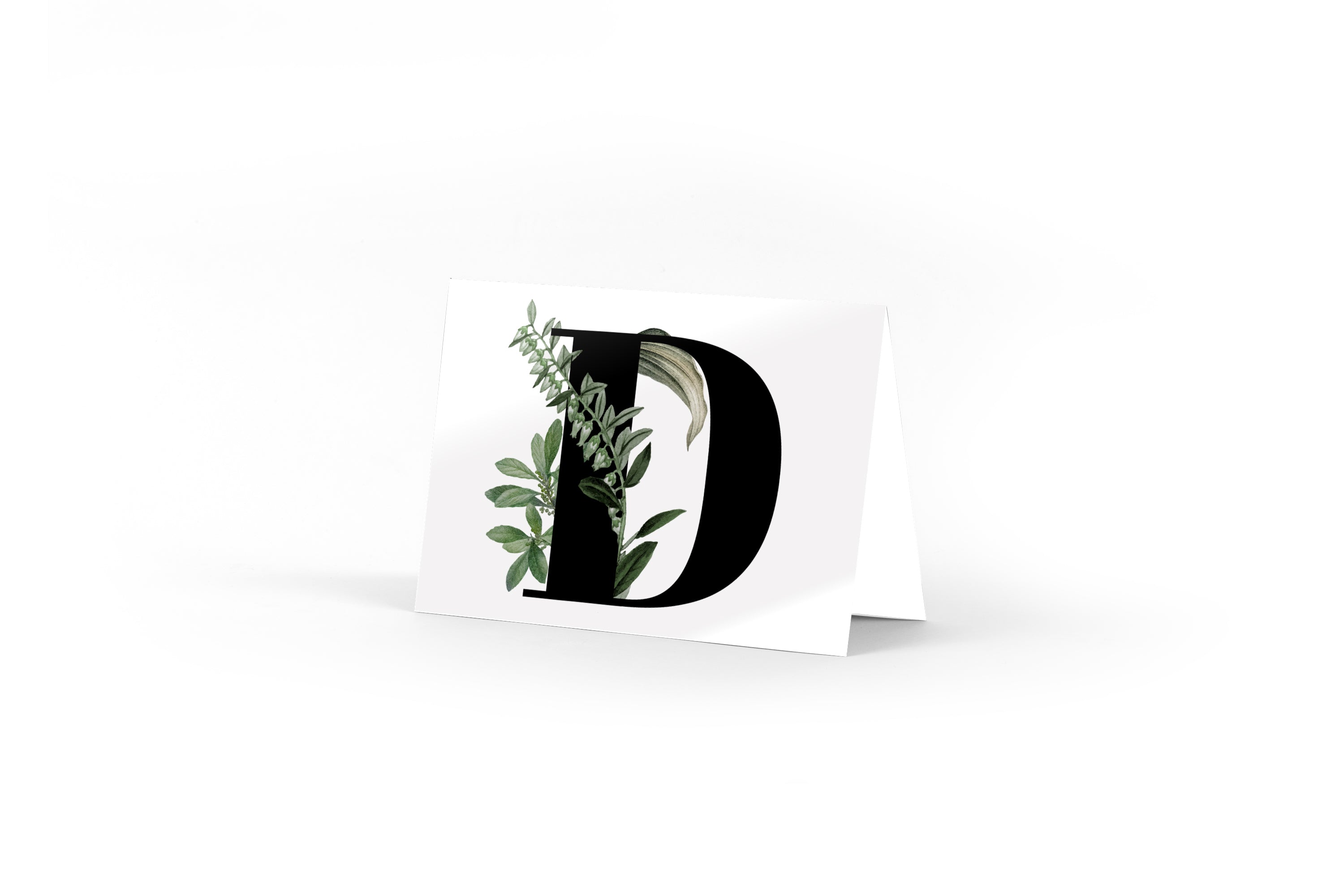 Monogram Card - D