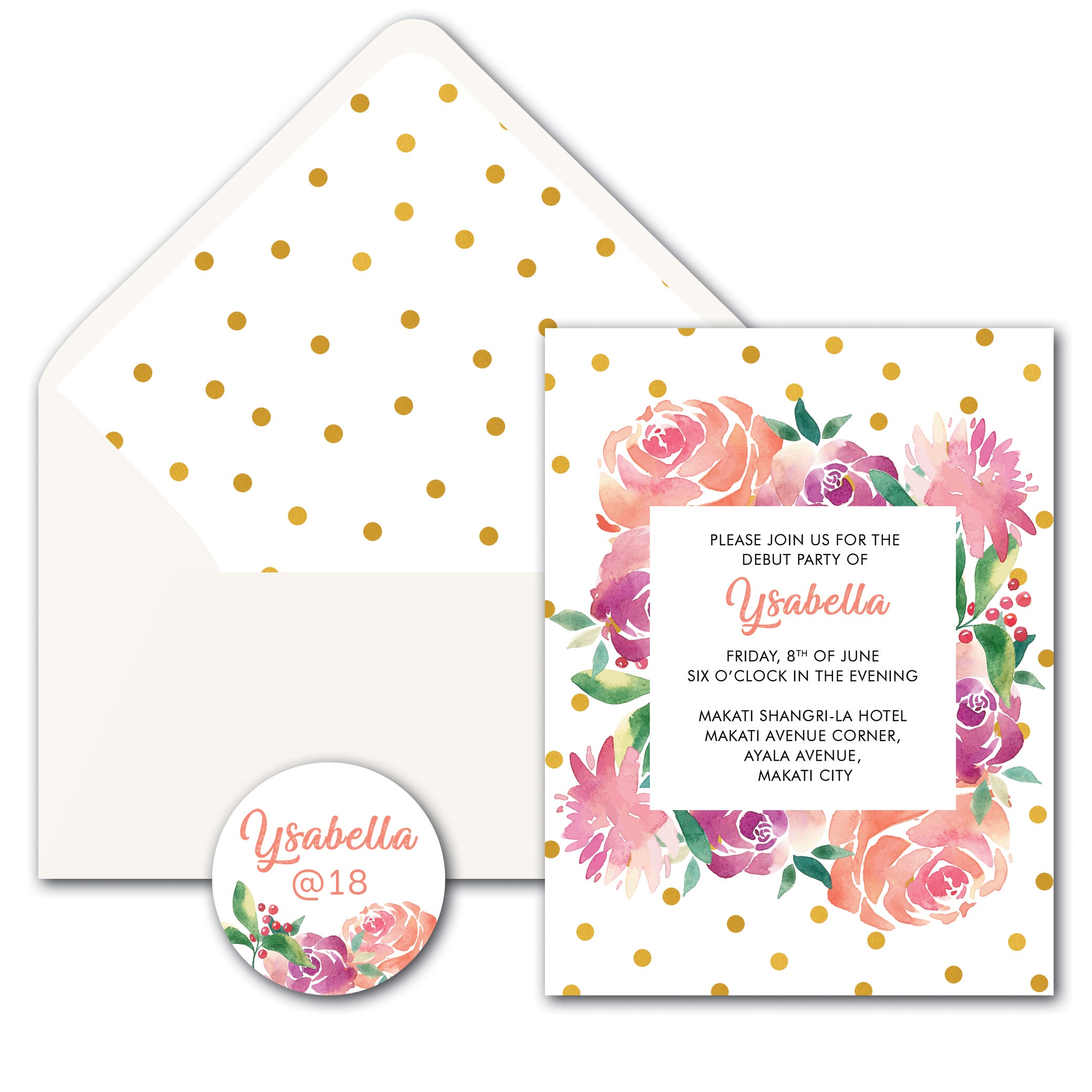 Ysabella Debut Invitation