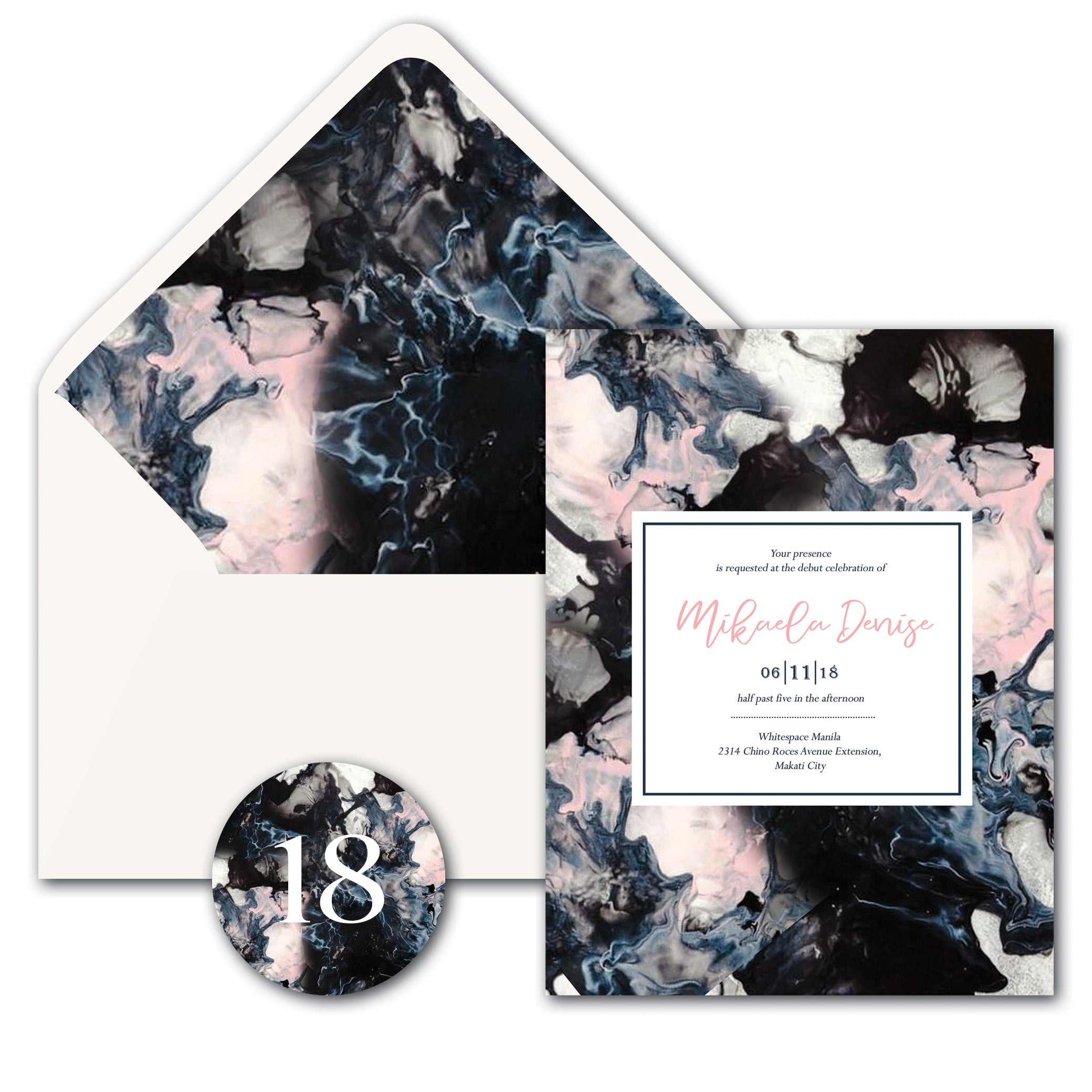 Mikaela Debut Invitation