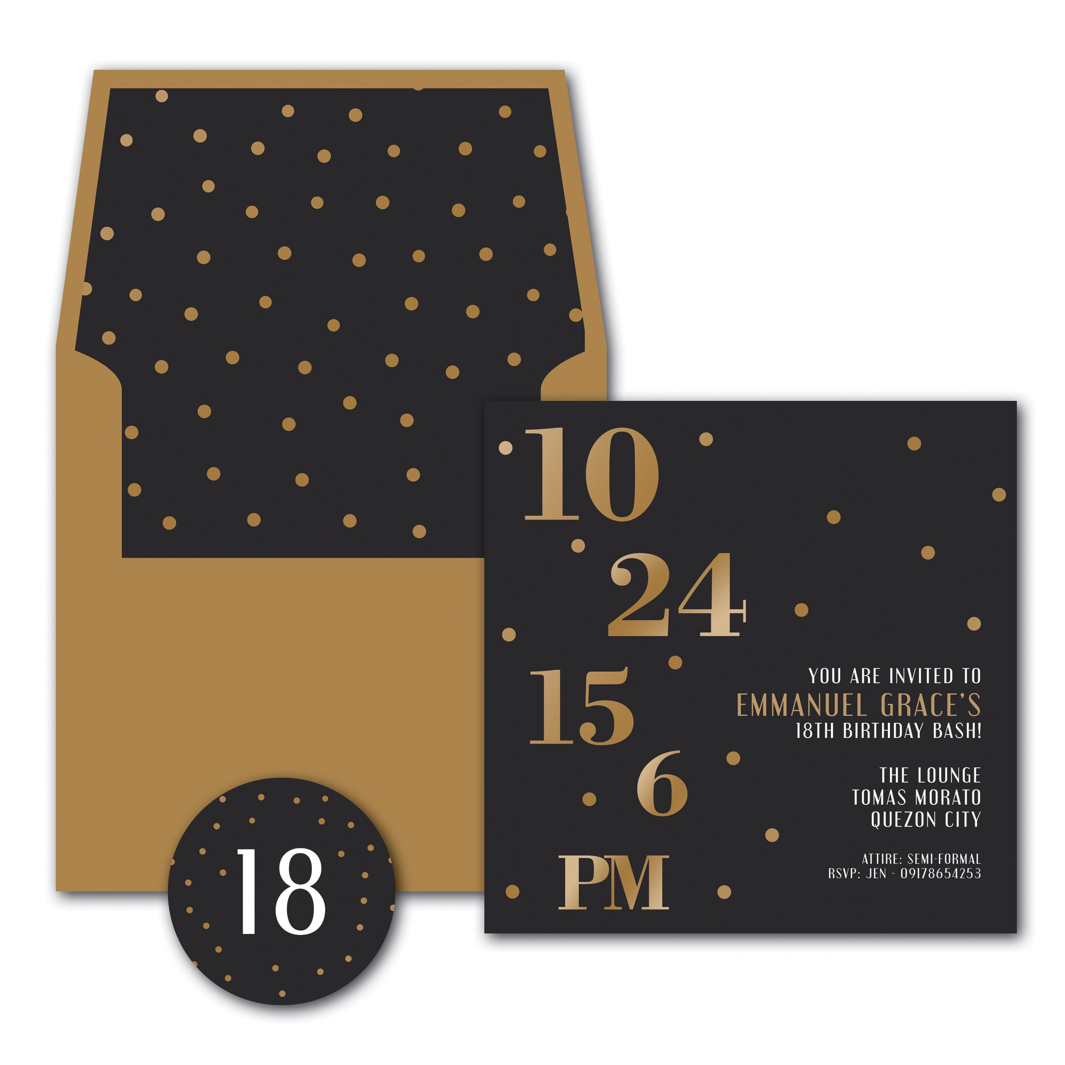 Grace Debut E-Invite