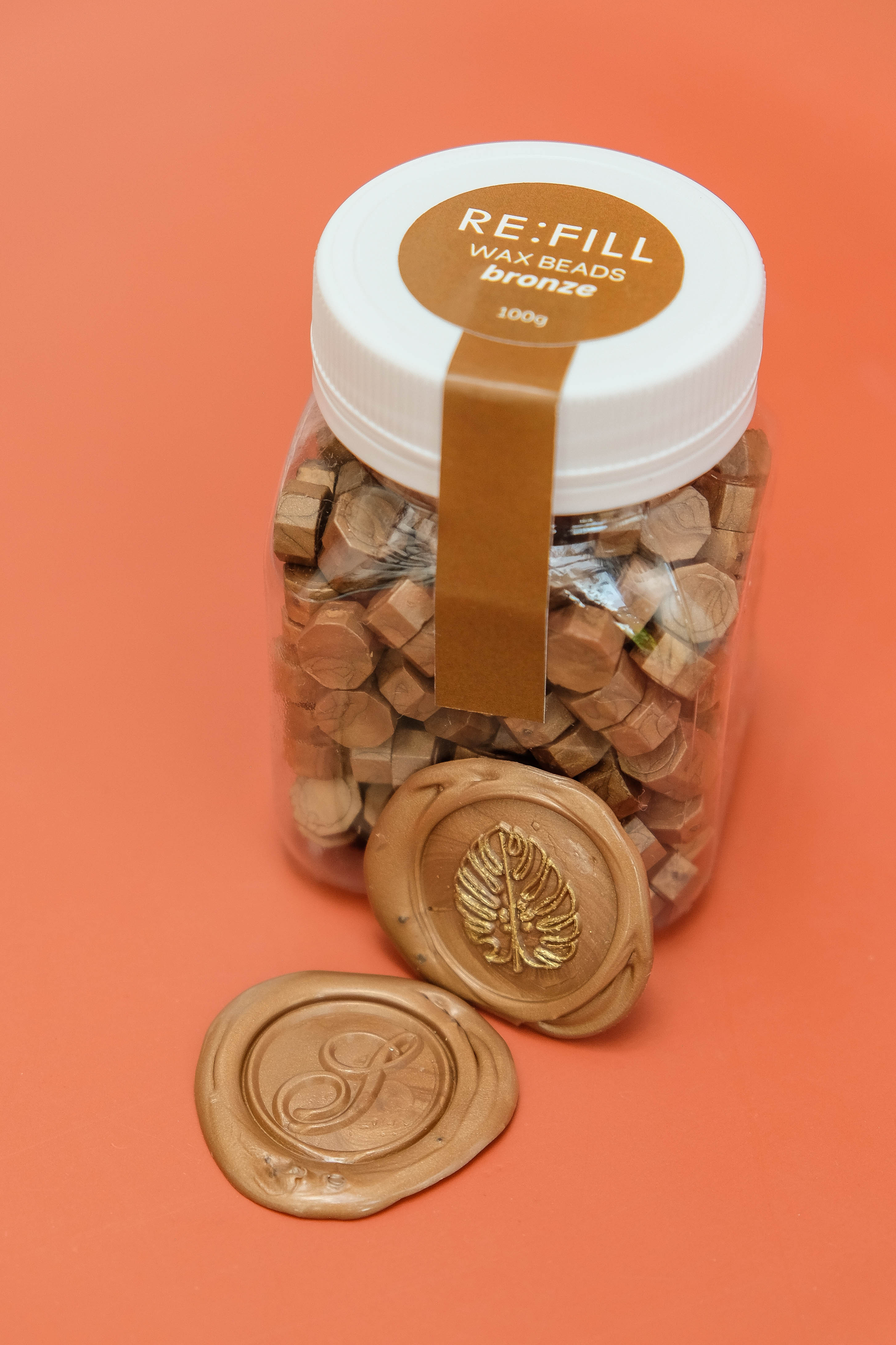 Wax Beads (100g) - Bronze