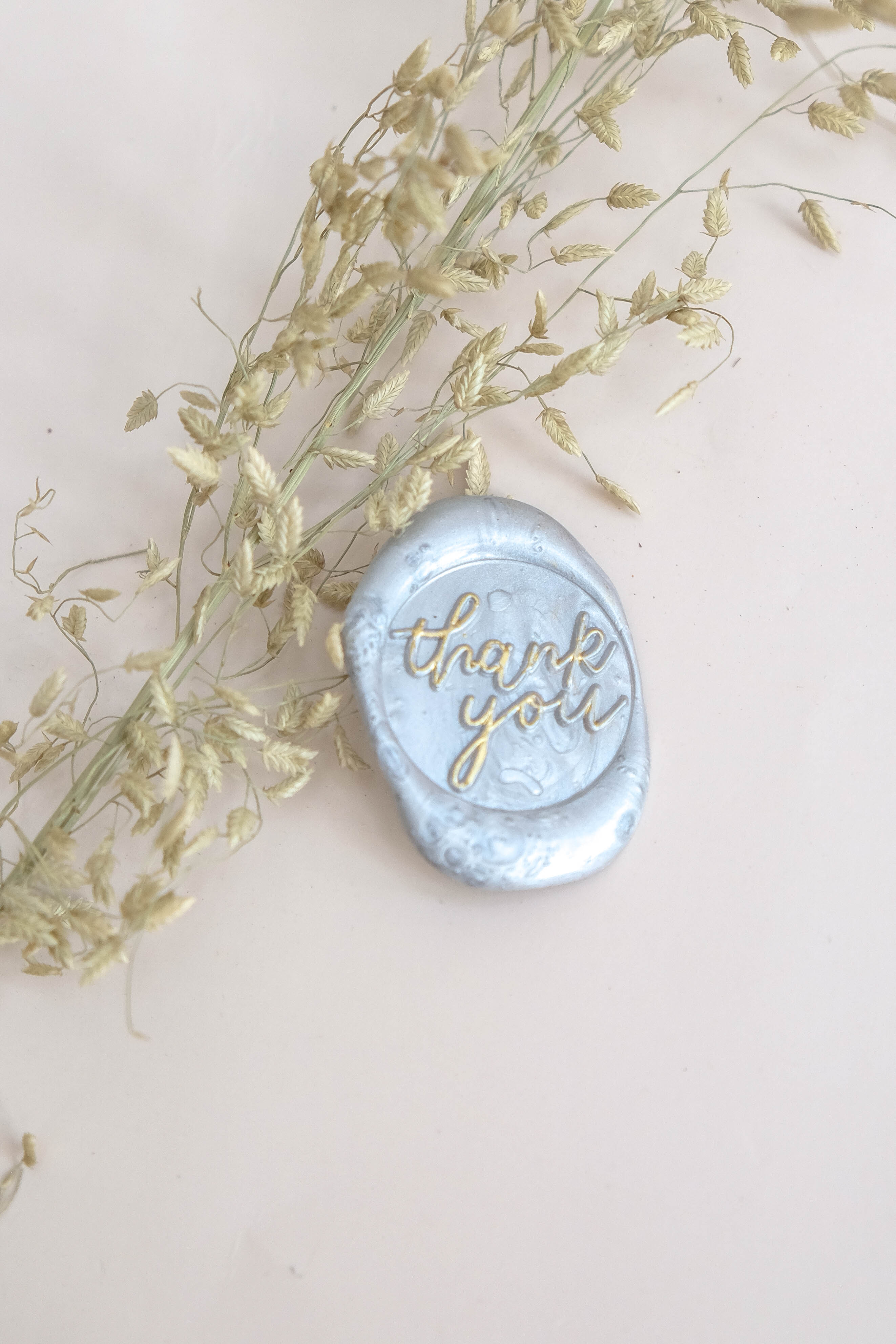 Wooden Handle Saying Wax Stamps