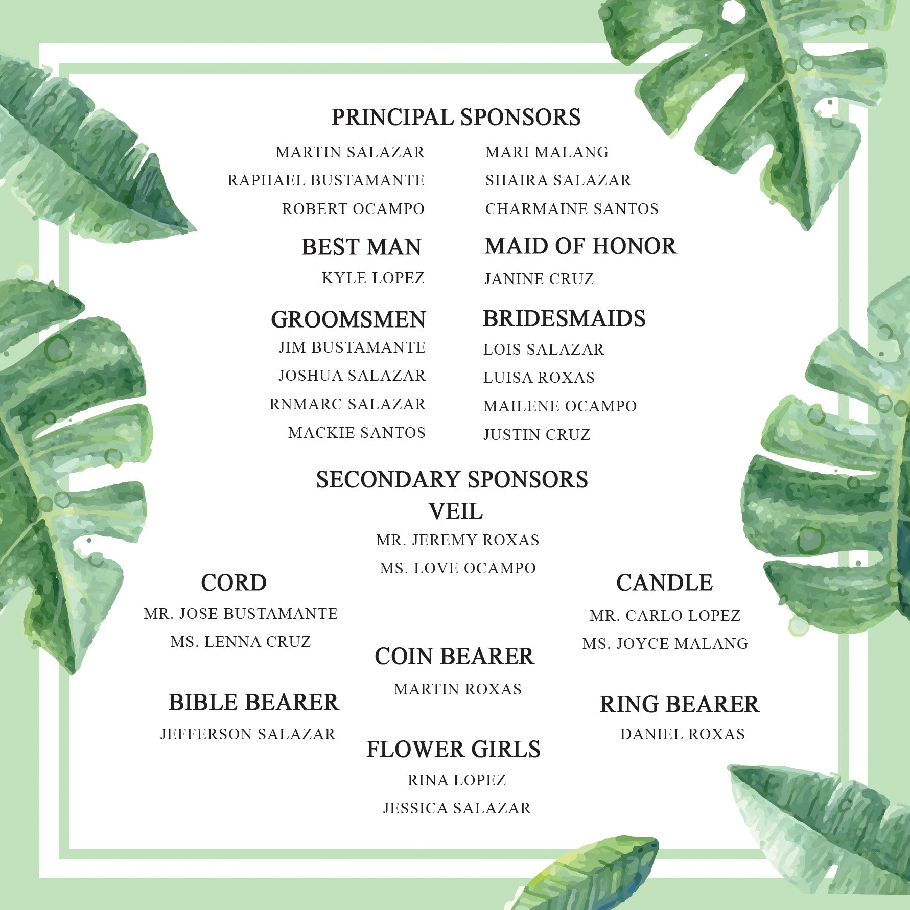 Vale Wedding Invitation