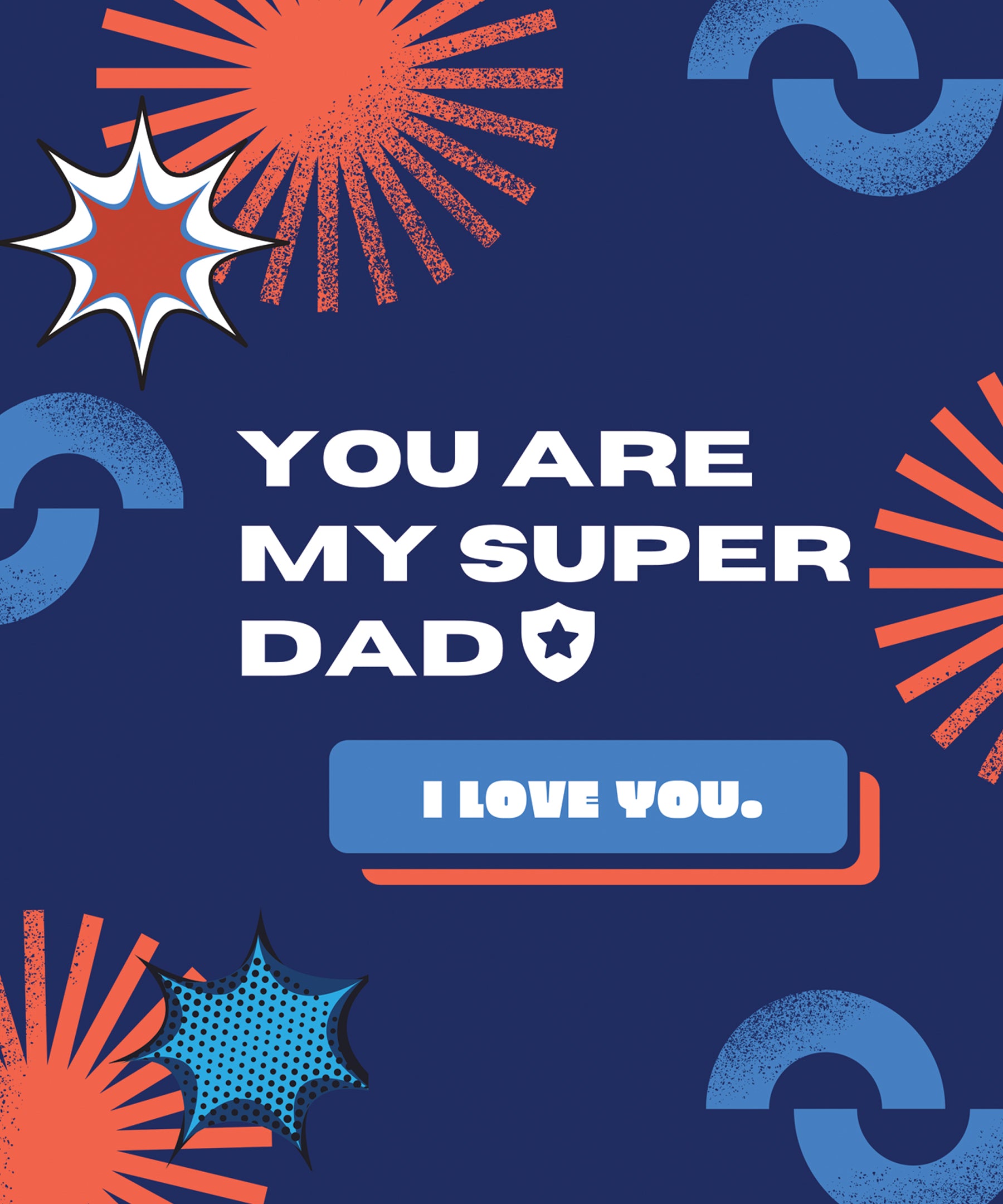 Super Dad Greeting Card