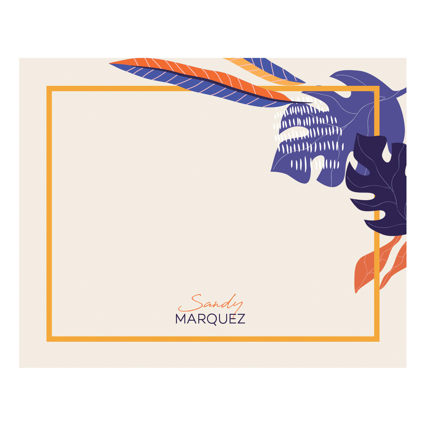 Flat Card With Envelope 140