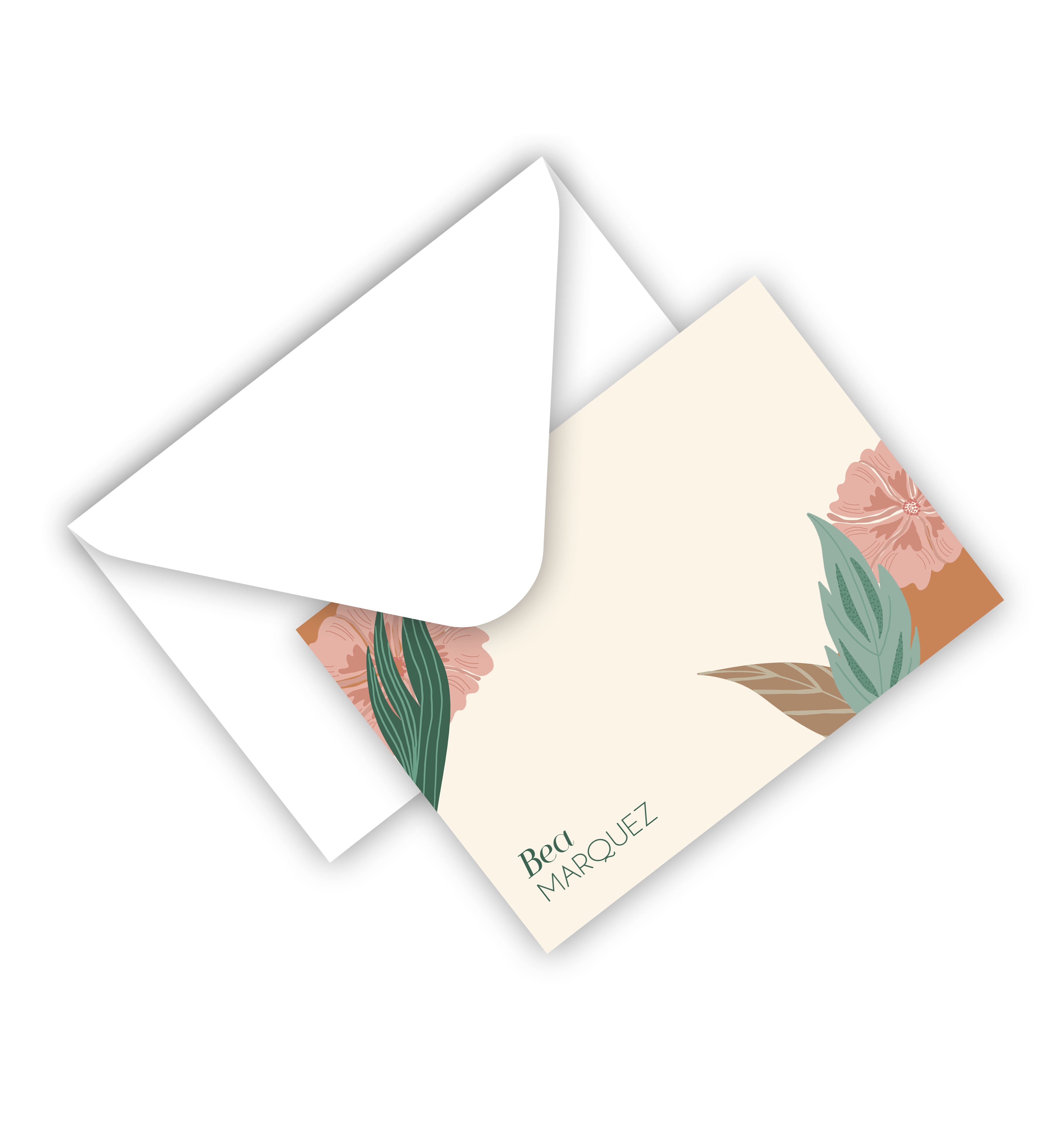 Flat Card With Envelope 123