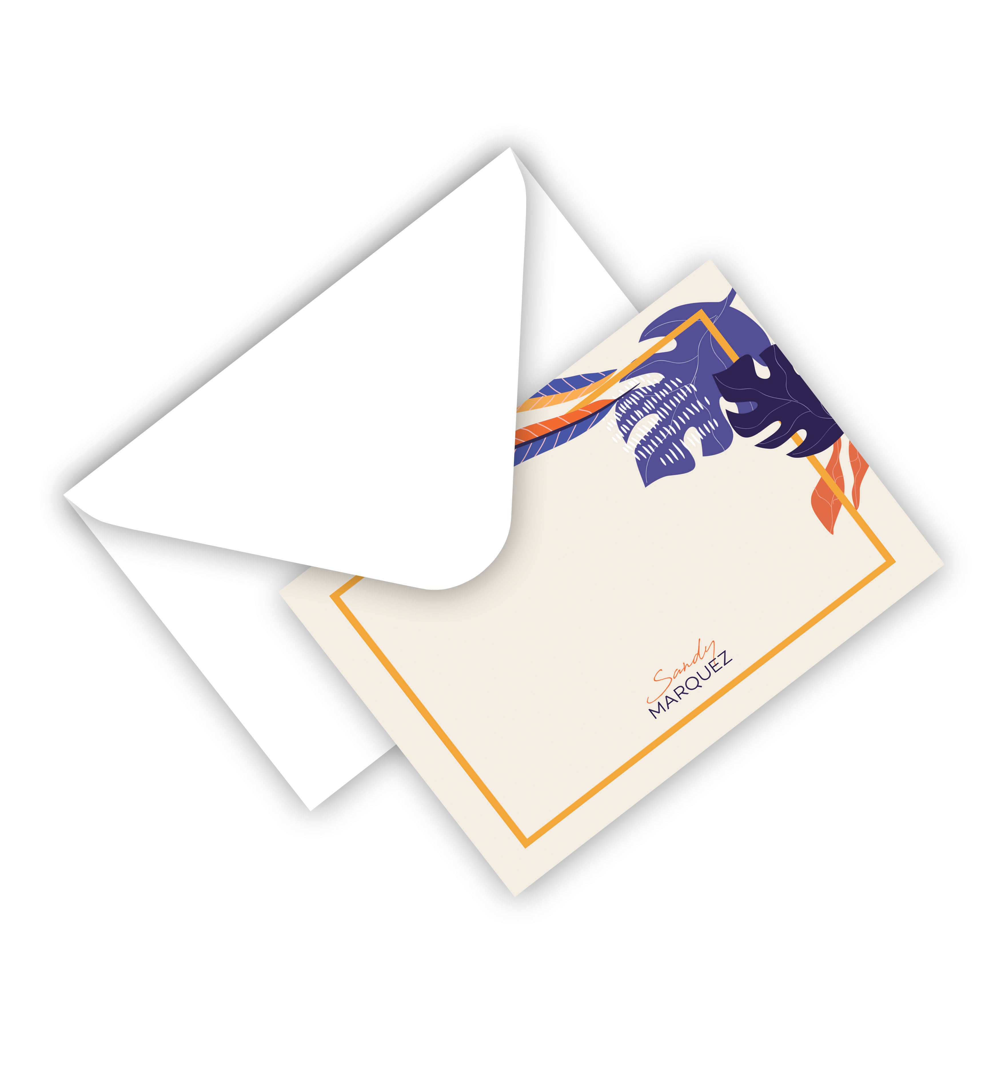 Flat Card With Envelope 140