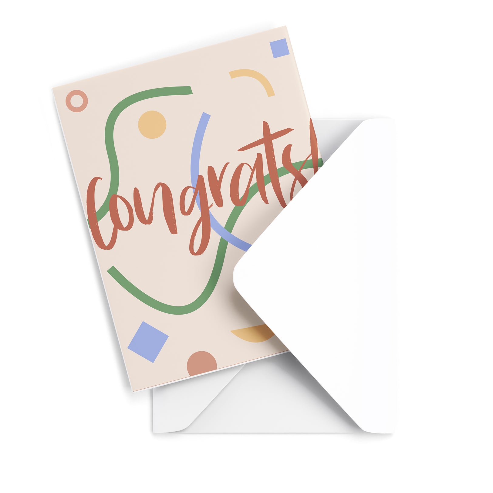 Congrats Abstract Greeting Card