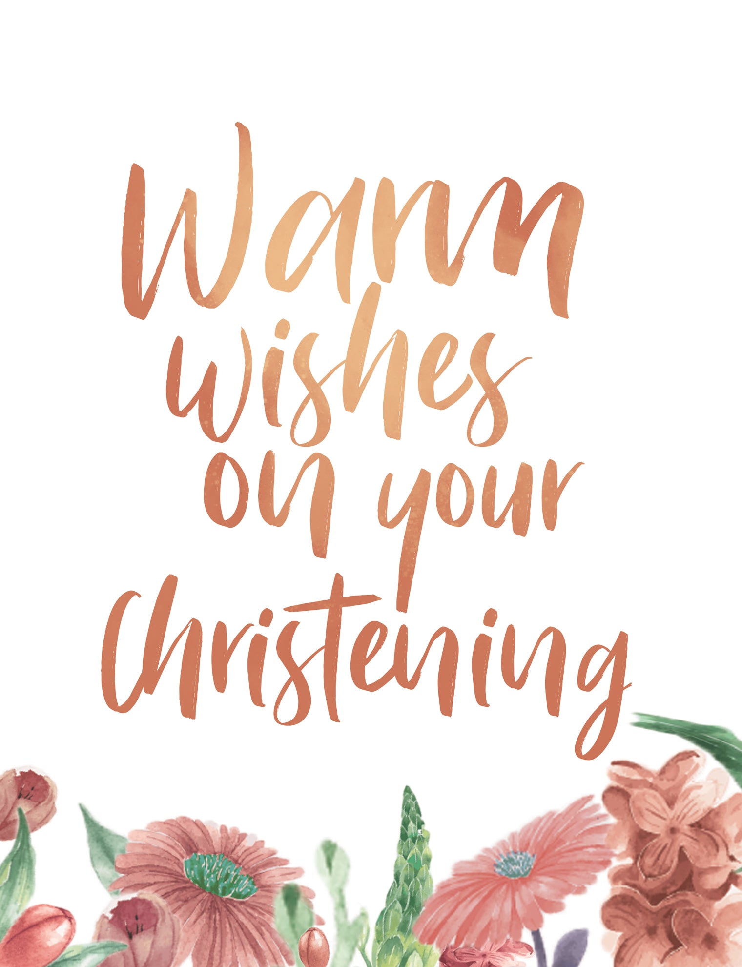 Christening Greeting Card