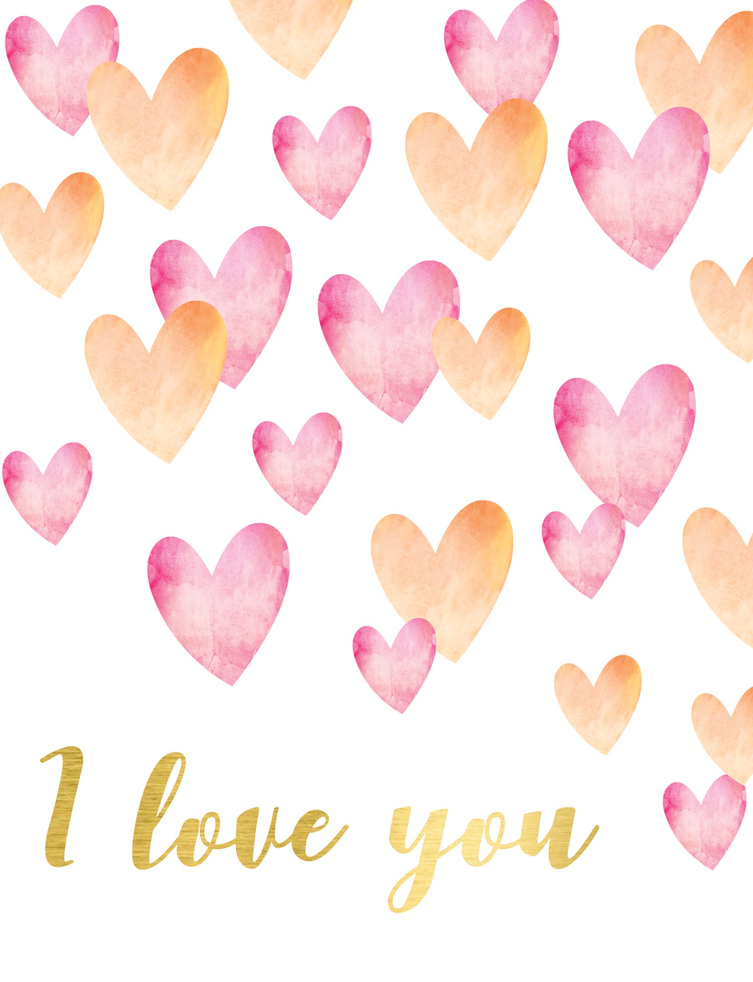 I Love You Greeting Card