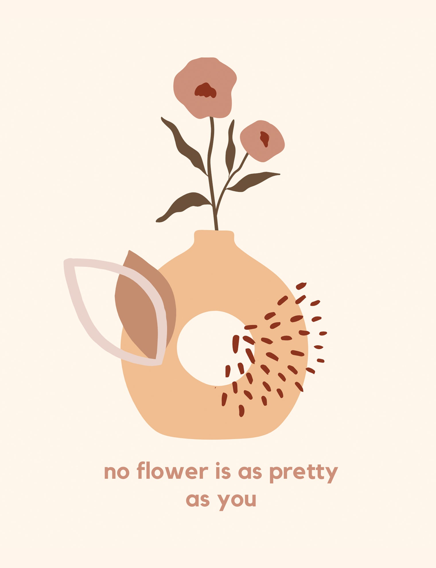 Pretty Flower Greeting Card