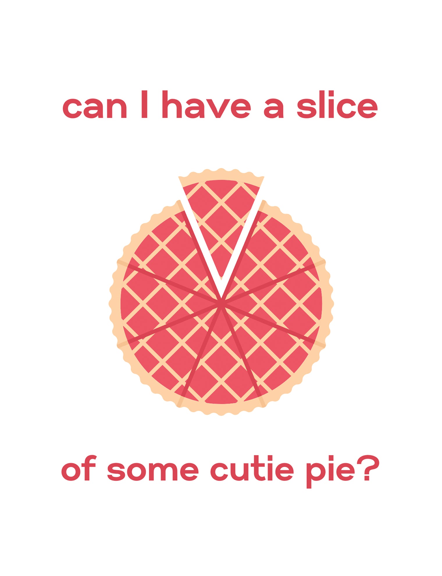 Cutie Pie Greeting Card