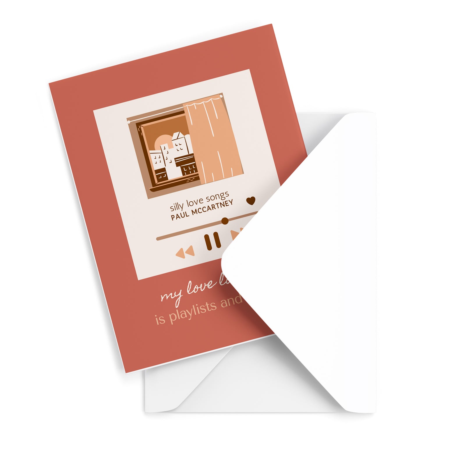 Playlist Greeting Card