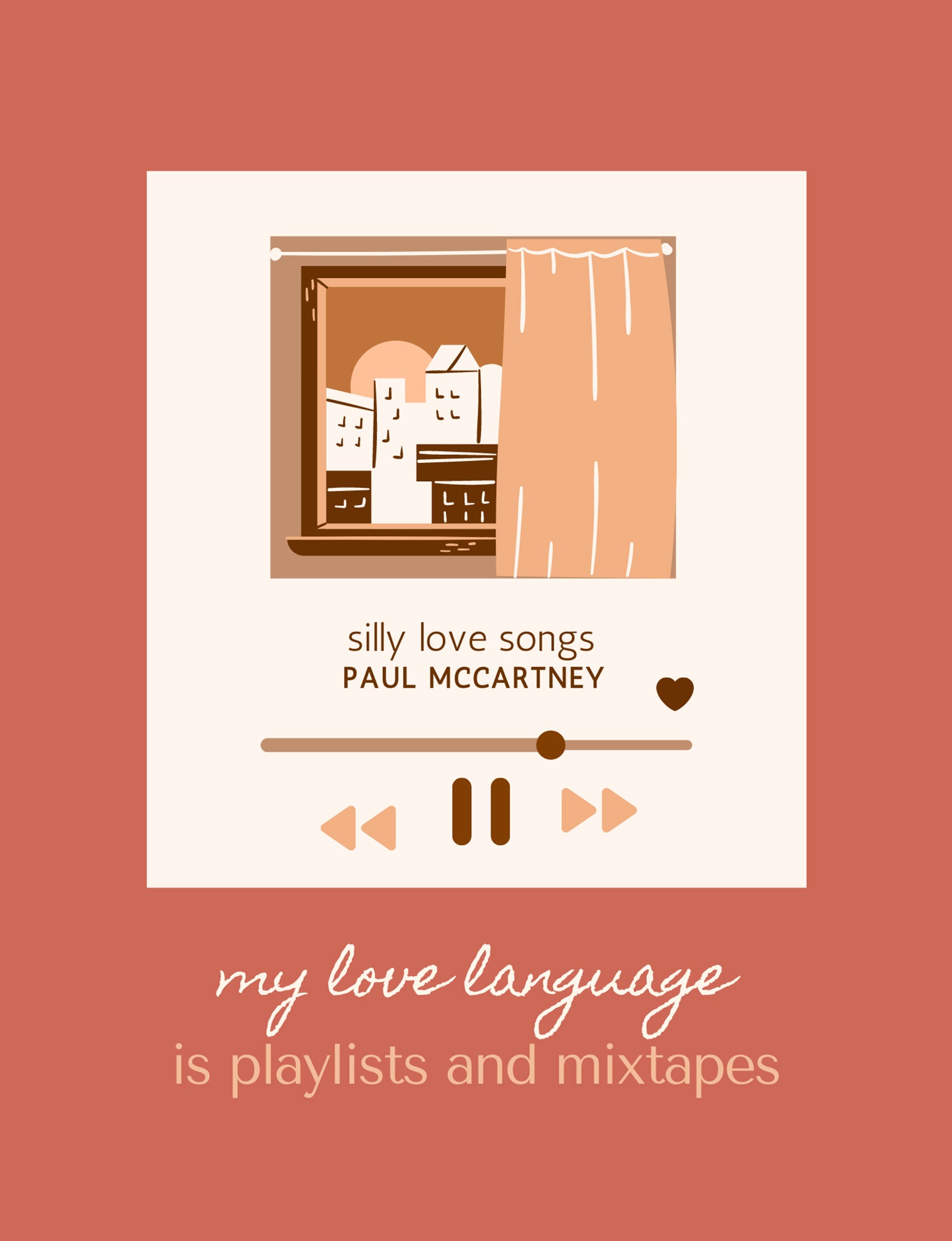 Playlist Greeting Card