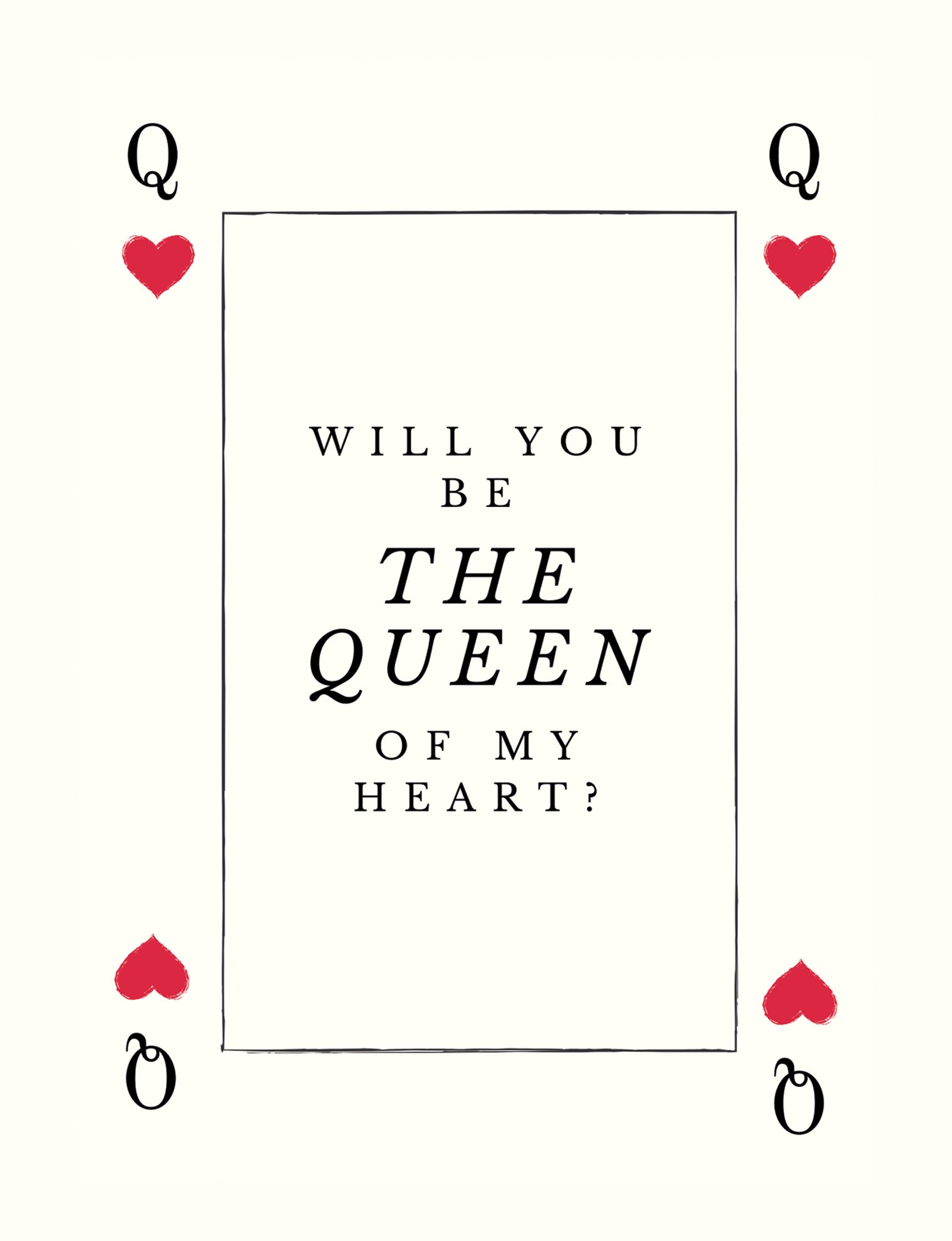 Queen Greeting Card