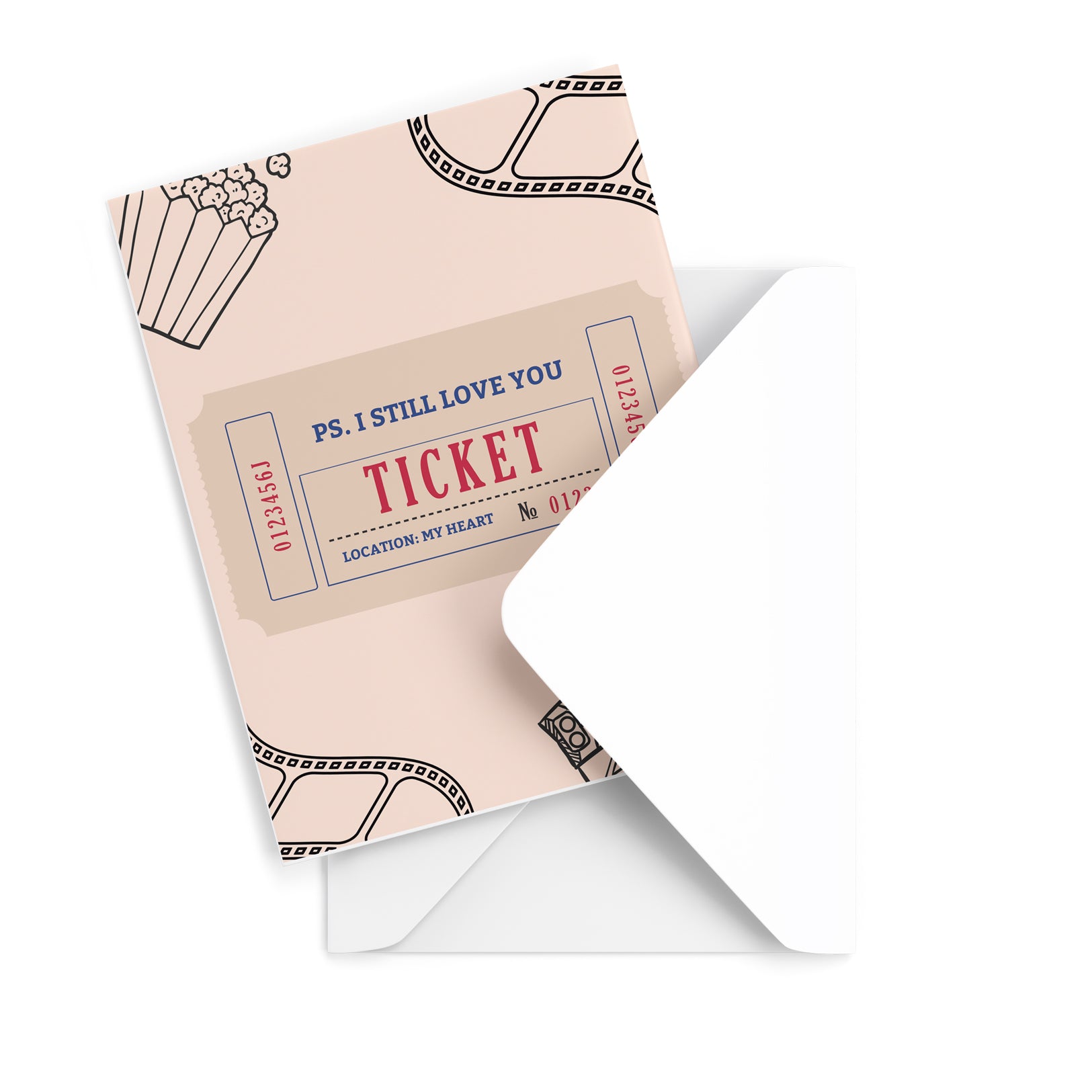 Love Ticket Greeting Card