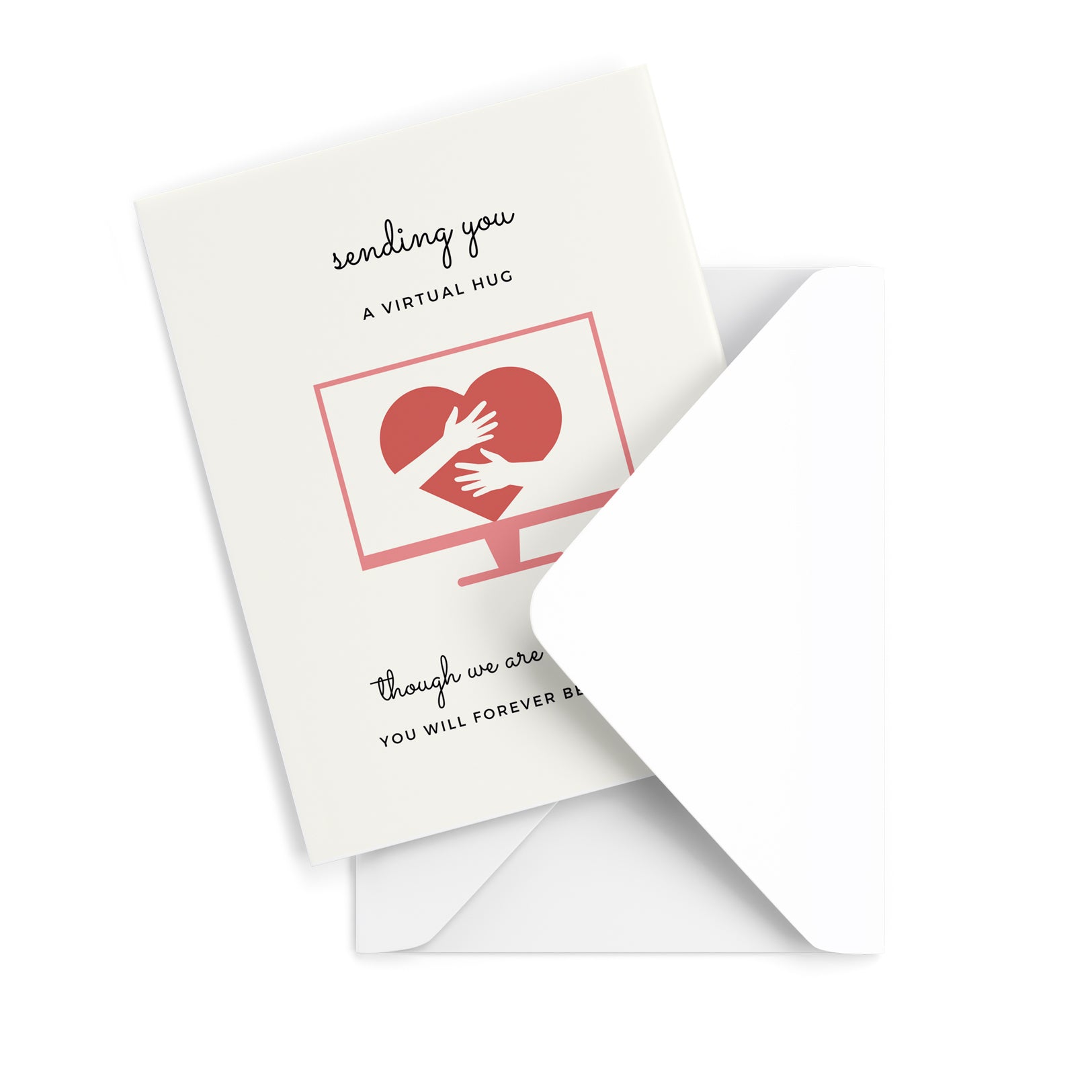 Virtual Hug Greeting Card