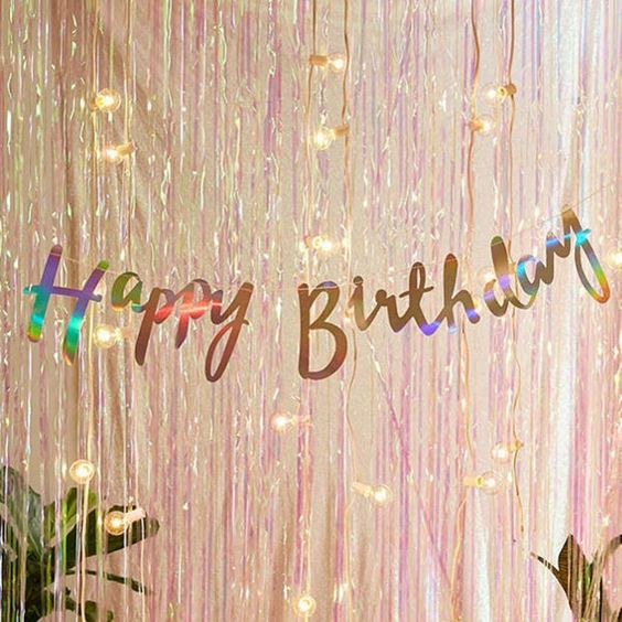 Happy Birthday Bunting in Script