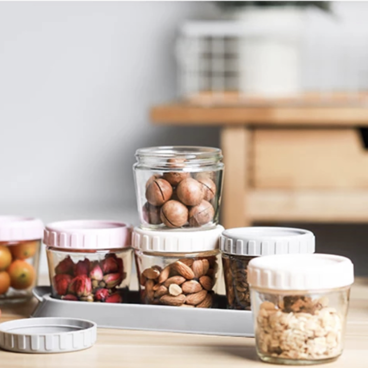 Charlotte Glass Storage Jars