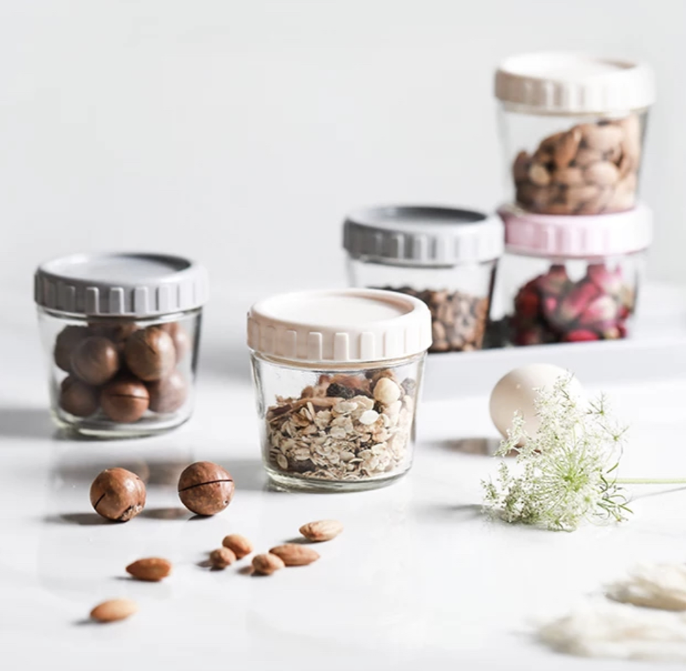 Charlotte Glass Storage Jars