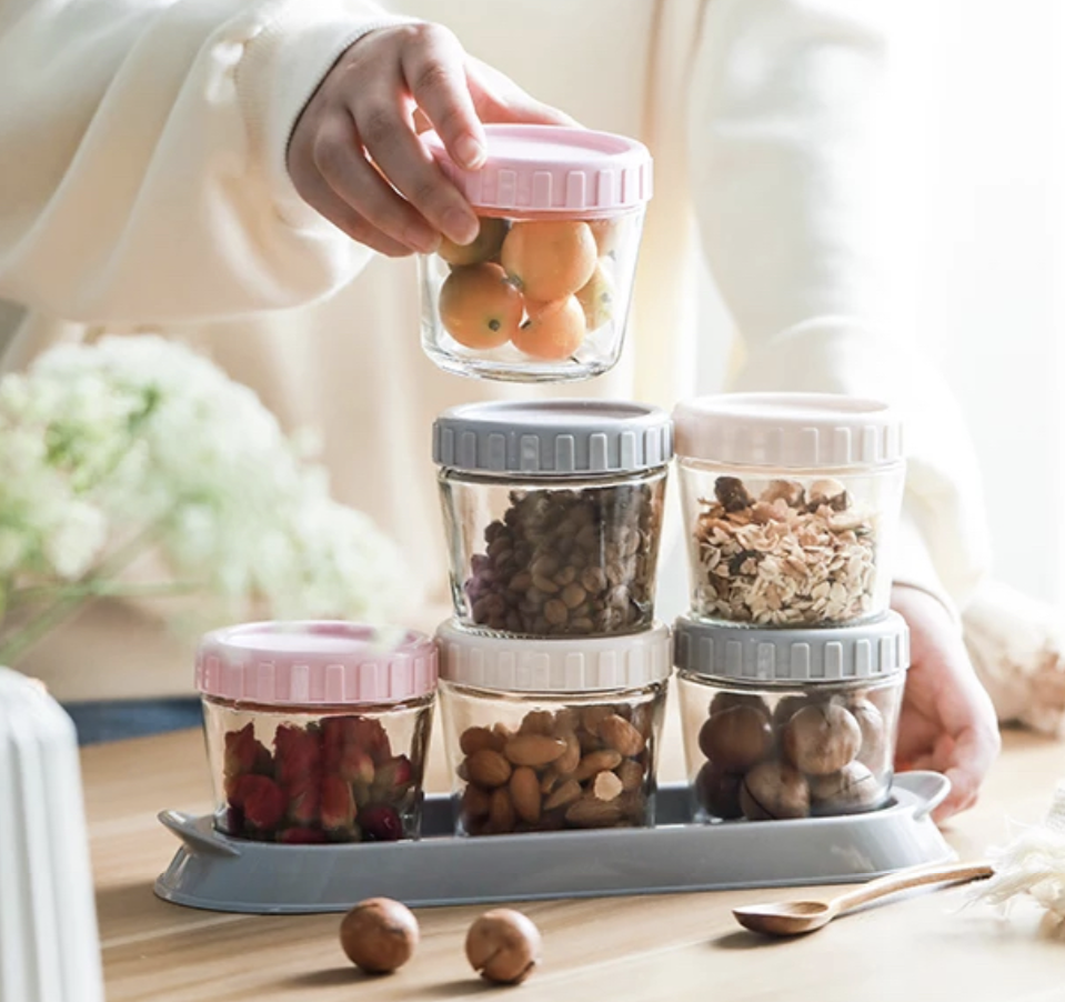 Charlotte Glass Storage Jars