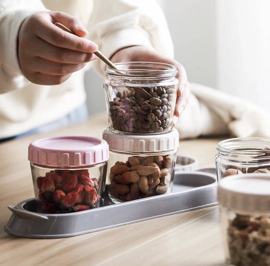 Charlotte Glass Storage Jars